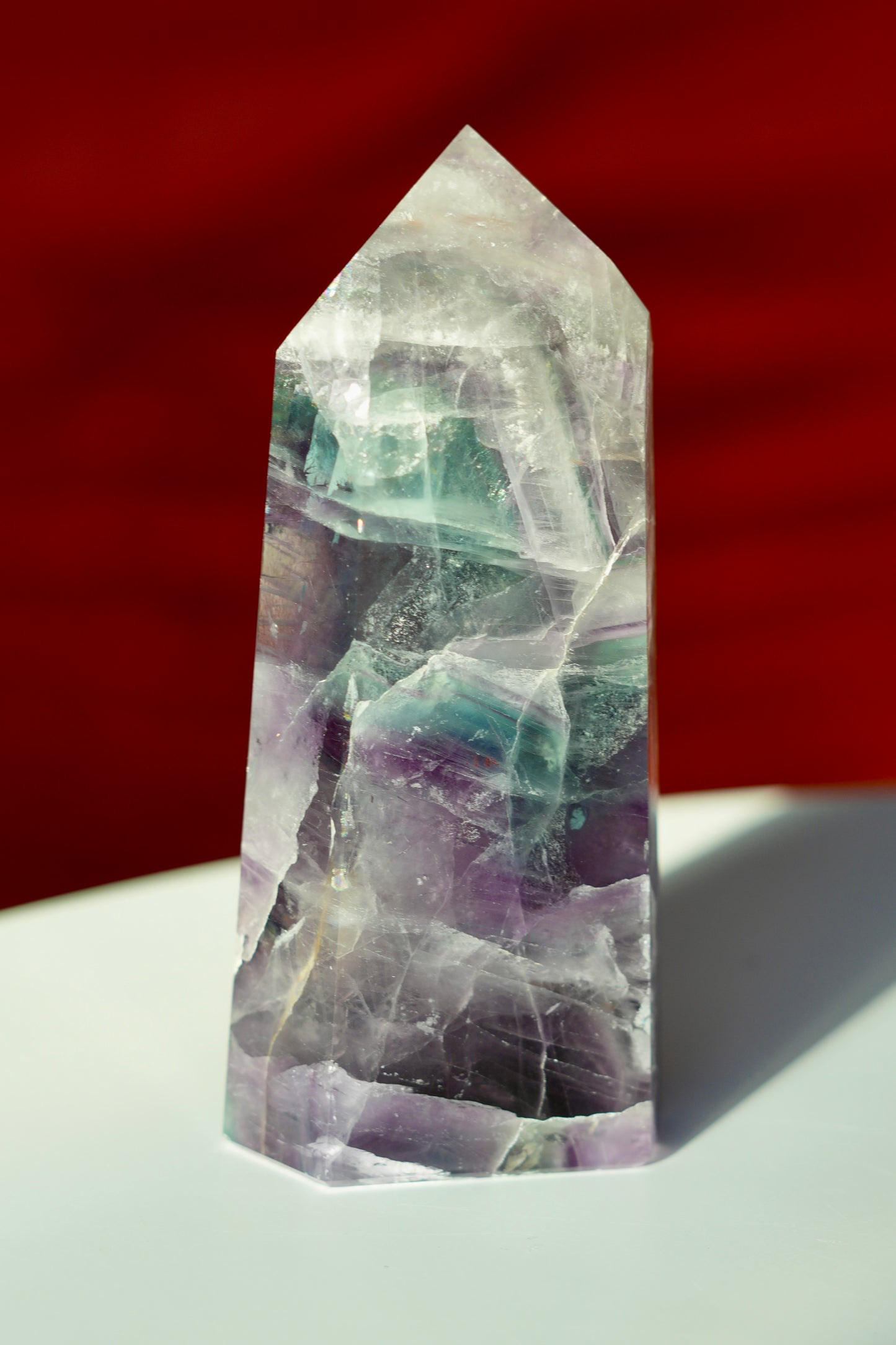 Rainbow Fluorite Tower