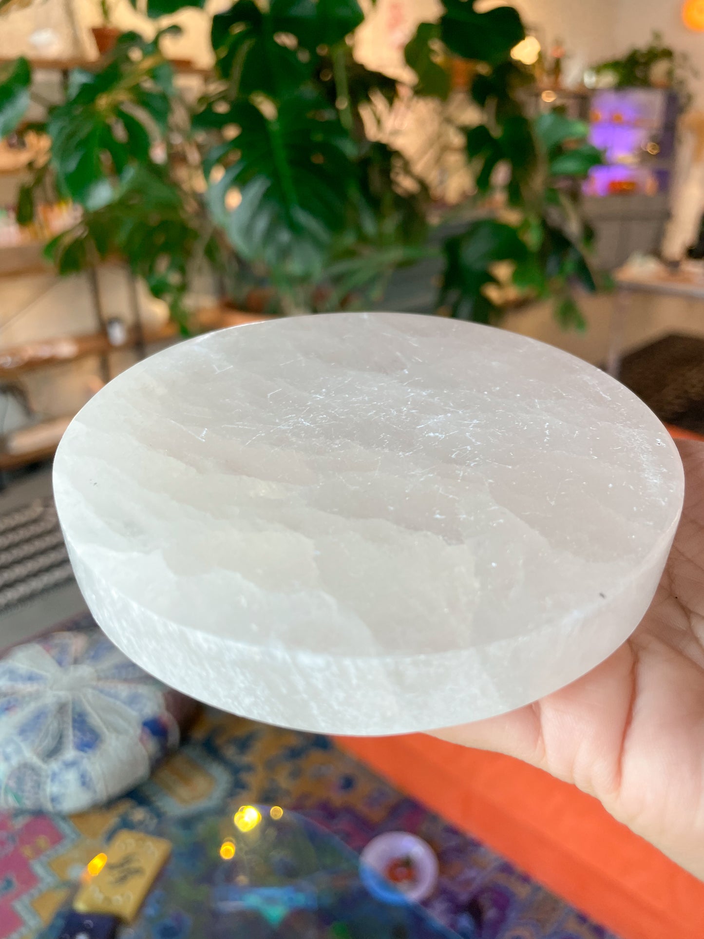 Selenite Charging Plate - Luna Metaphysical