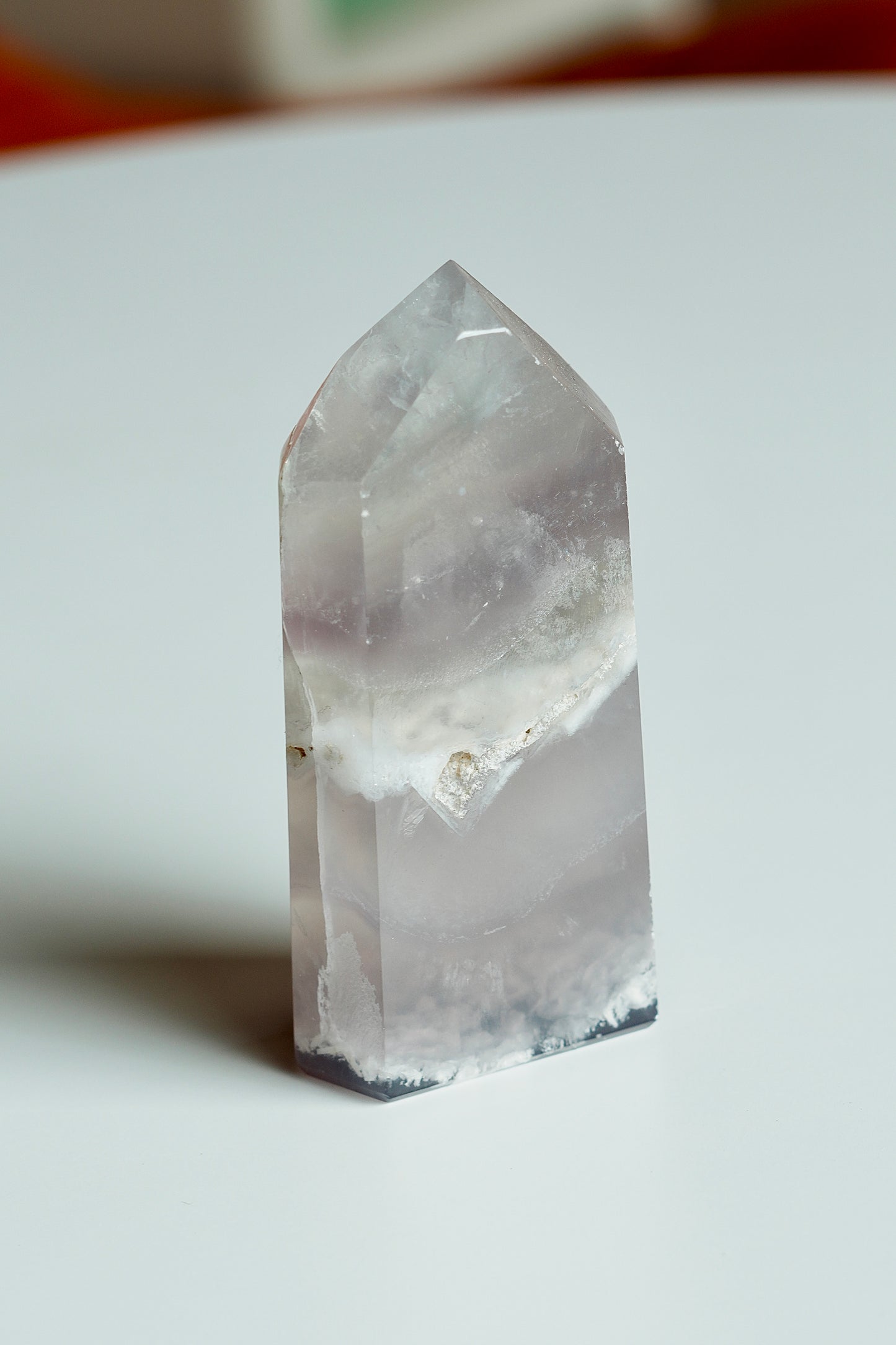 Lavender Rainbow Fluorite Tower