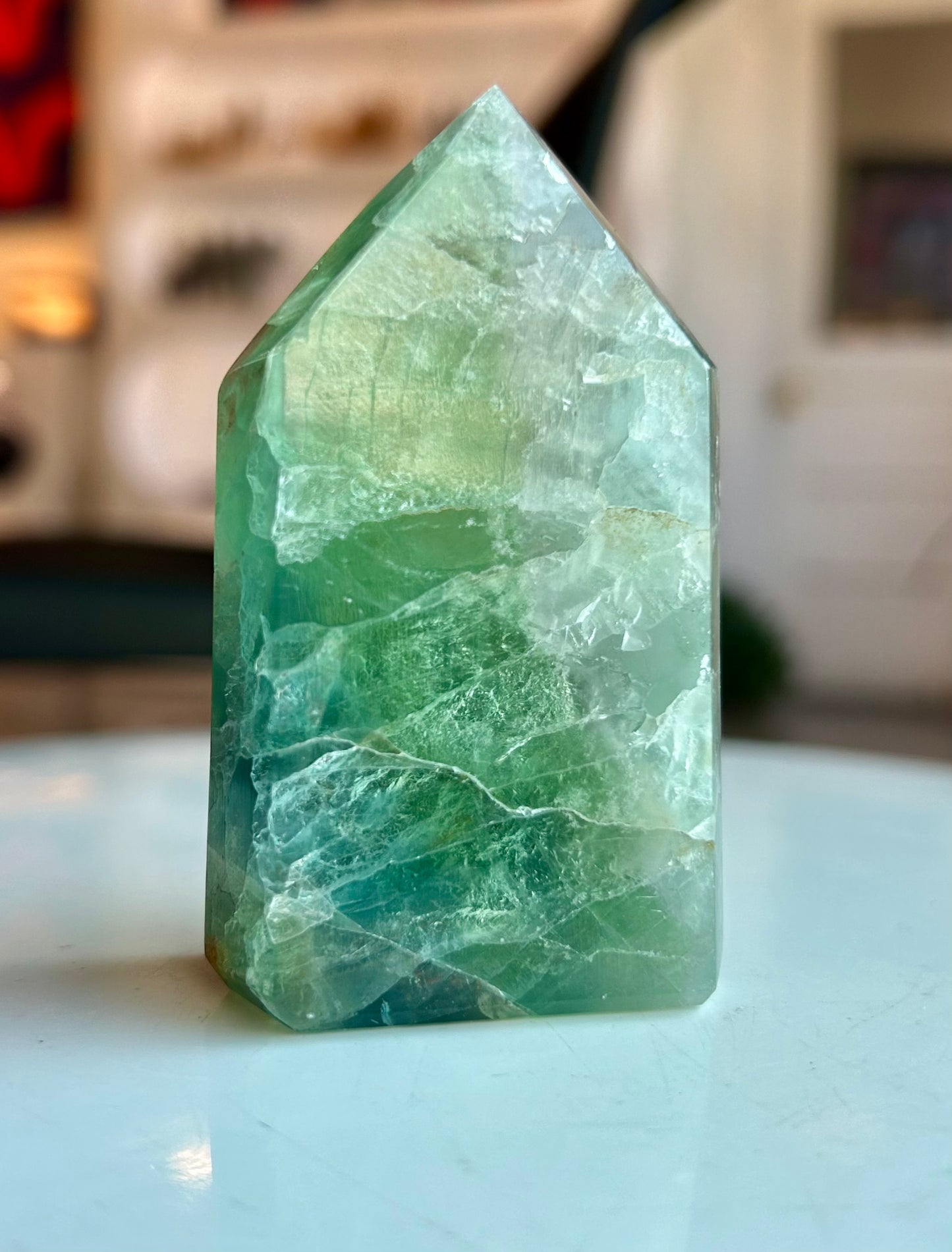 Rainbow Fluorite Tower- RF14