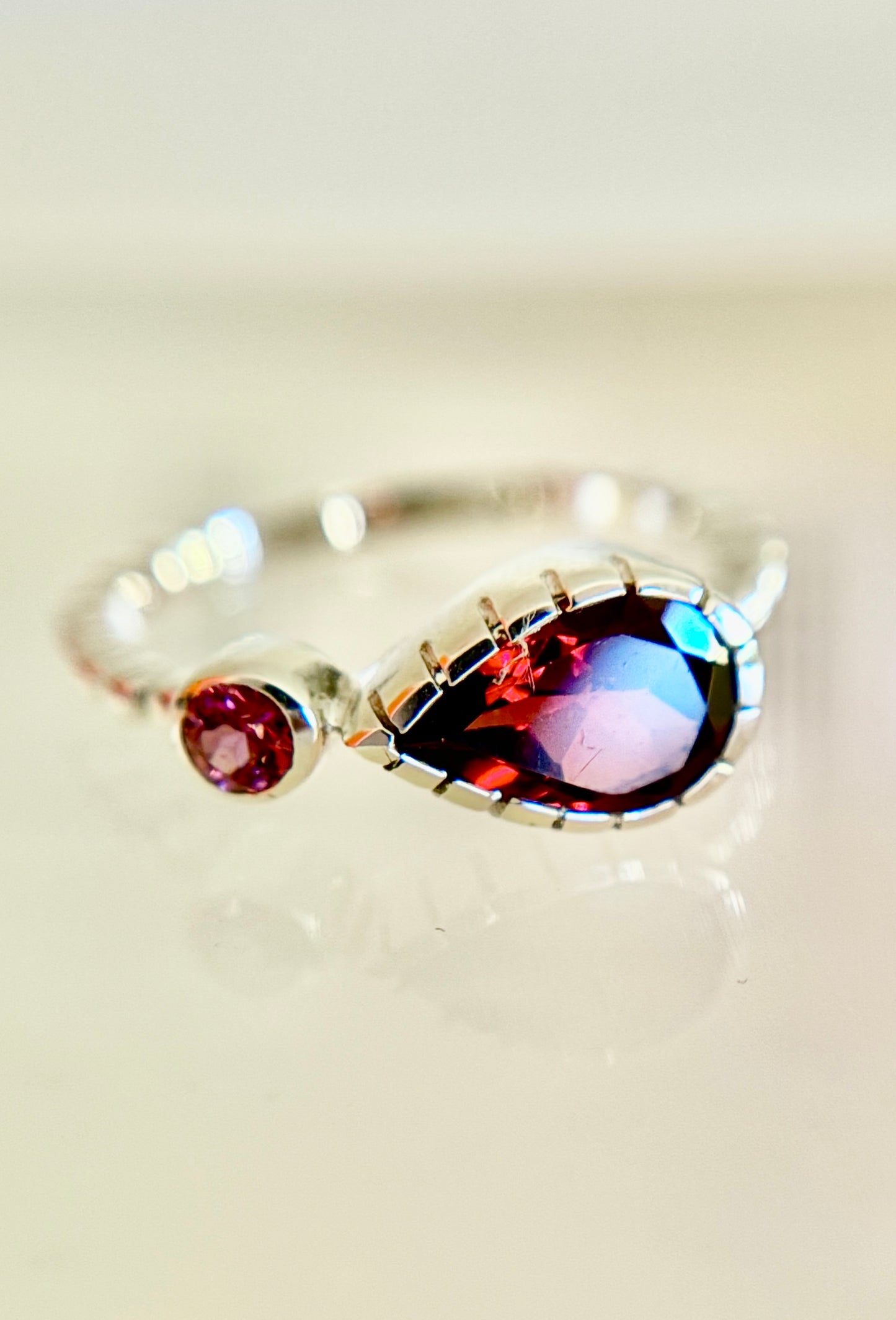Garnet Ring Size 10