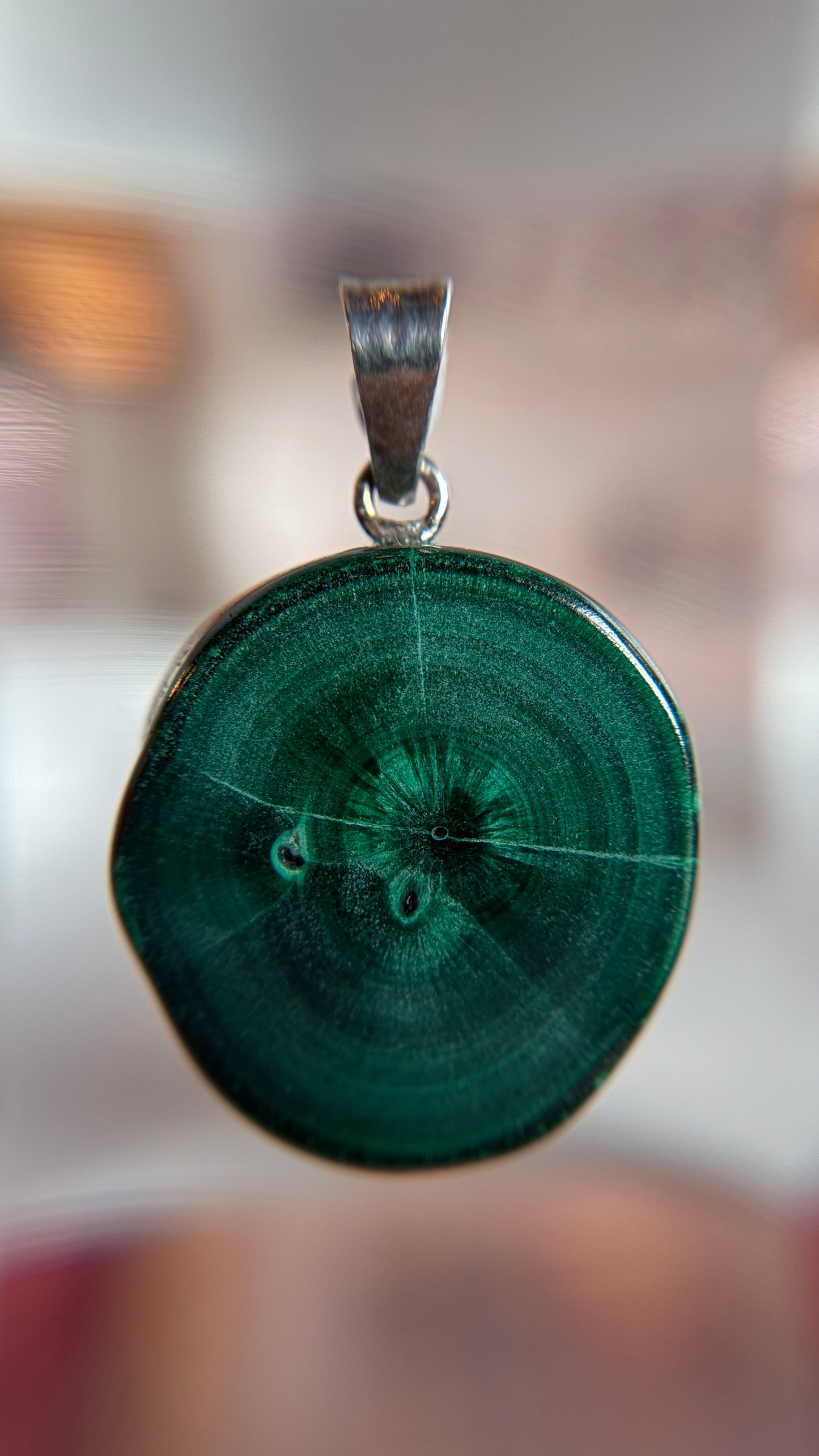Malachite Necklace Pendant