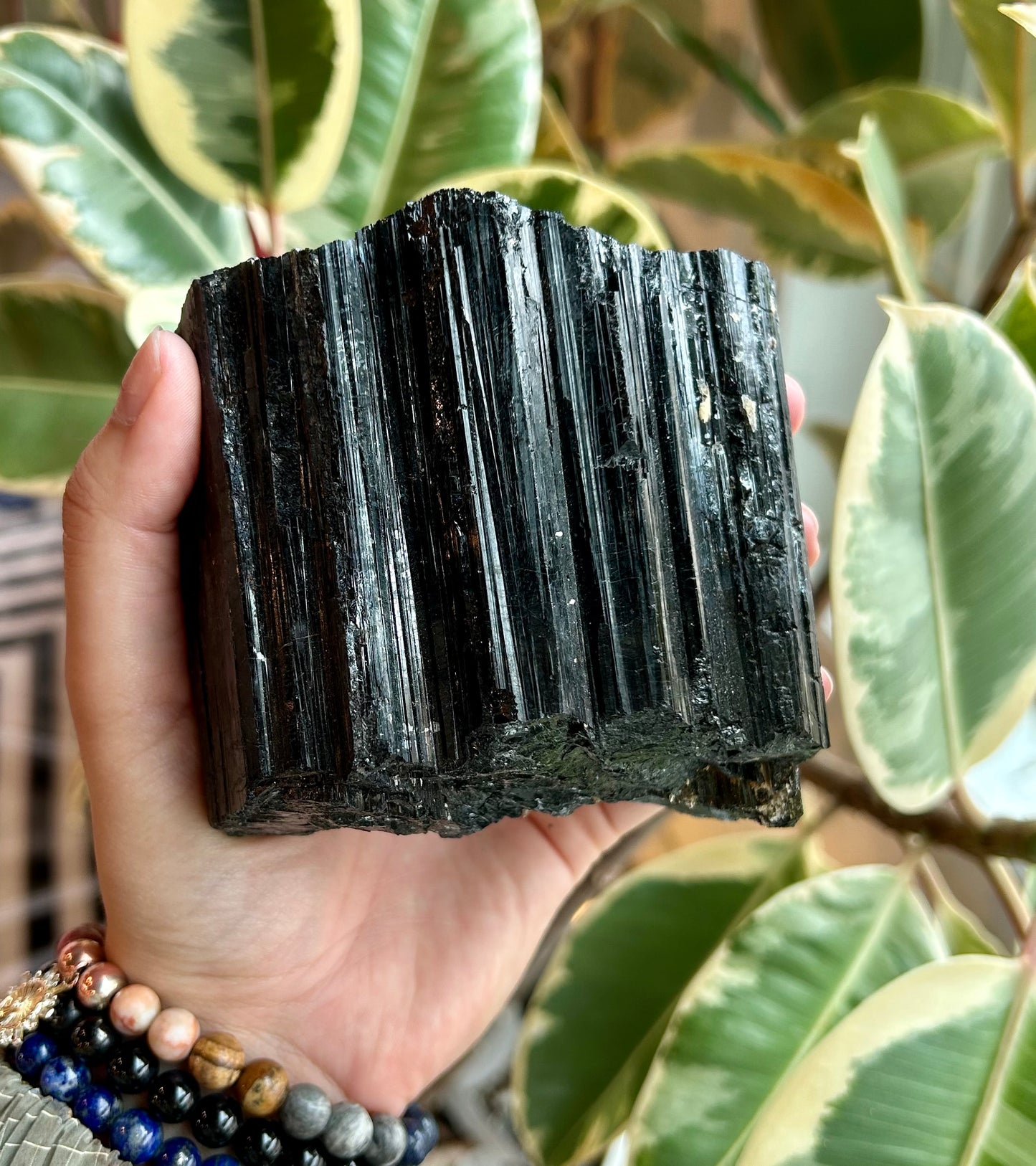 Raw Black Tourmaline Chunk