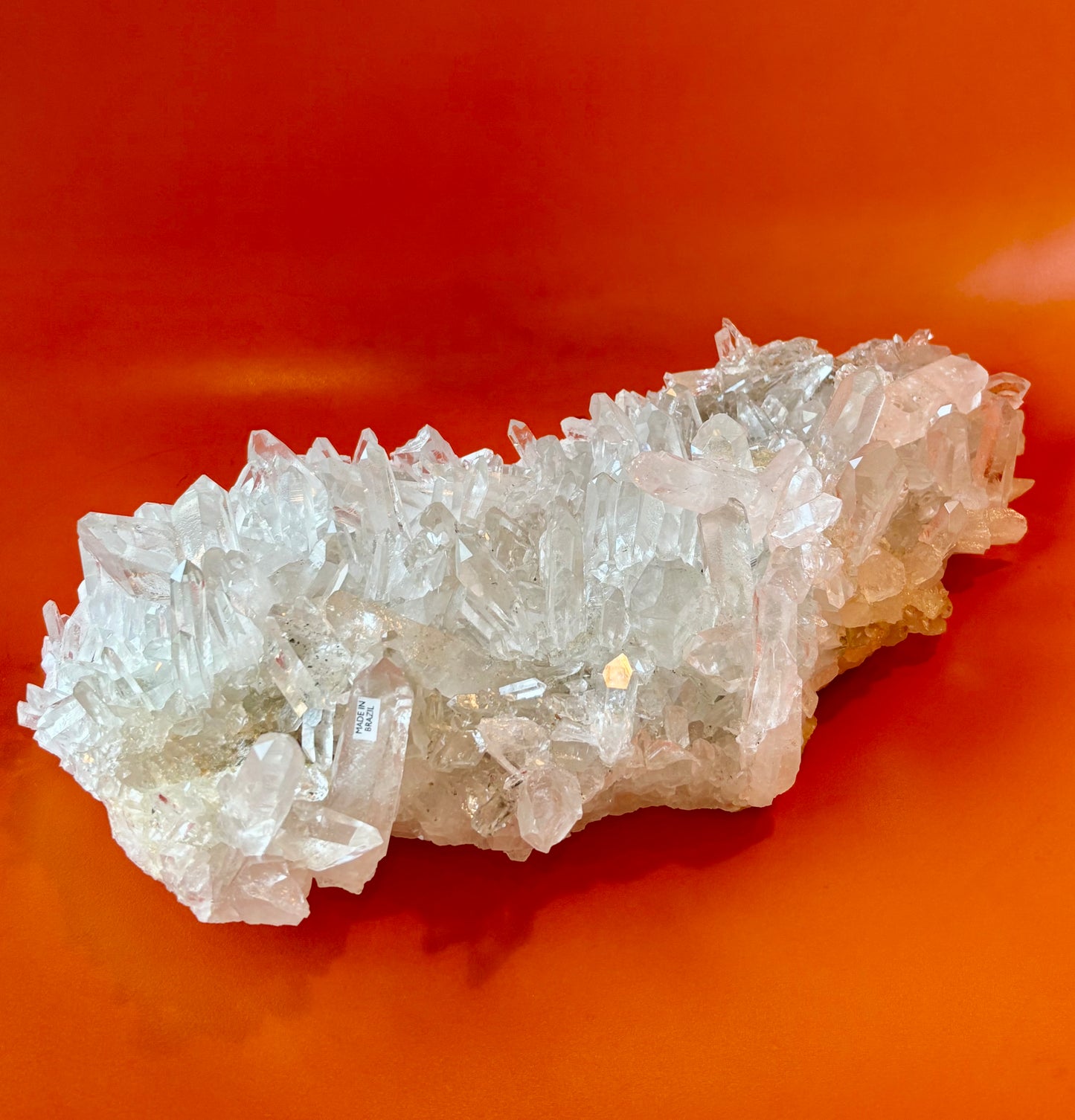 Lemurian Clear Quartz Cluster