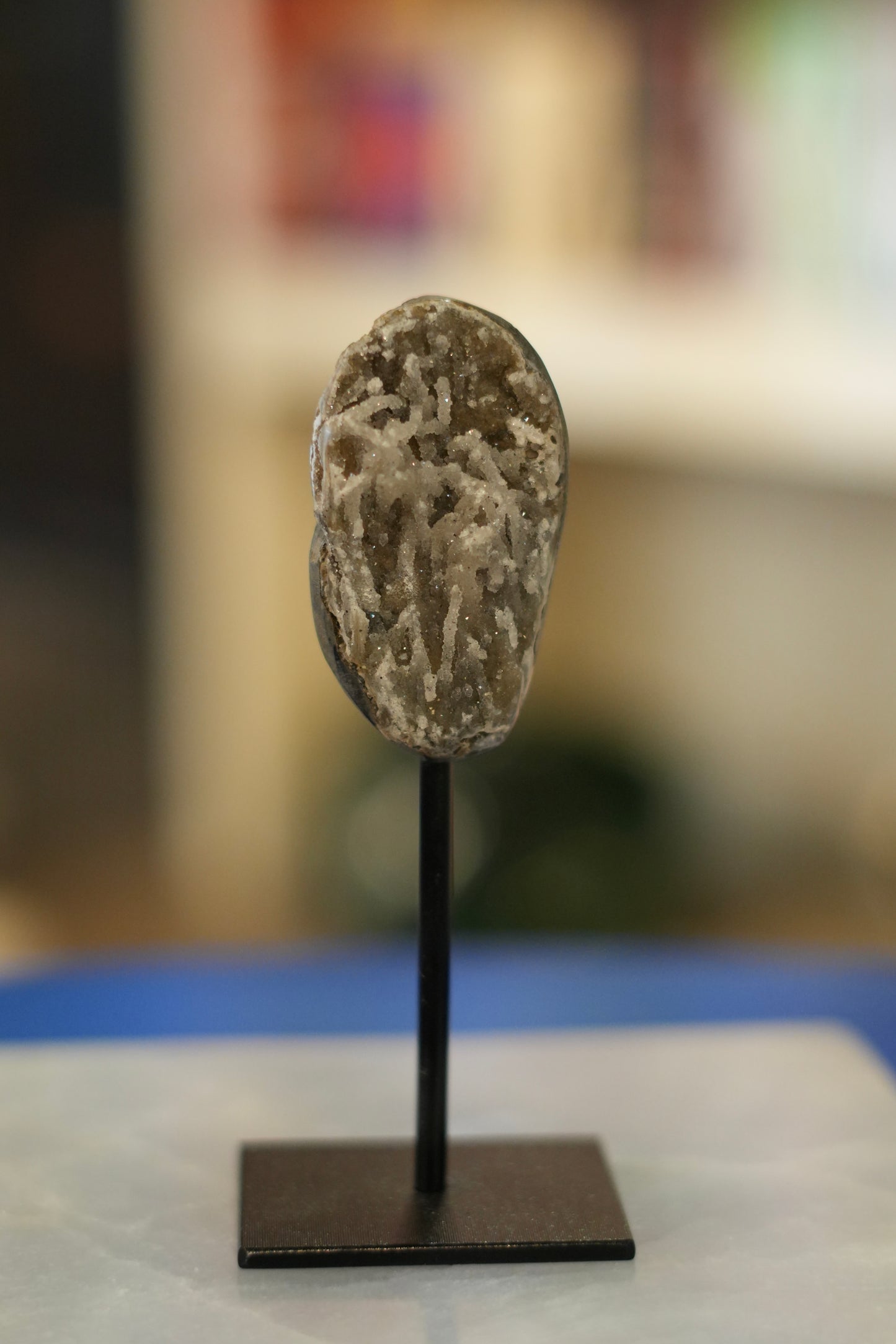 Black Amethyst On Stand