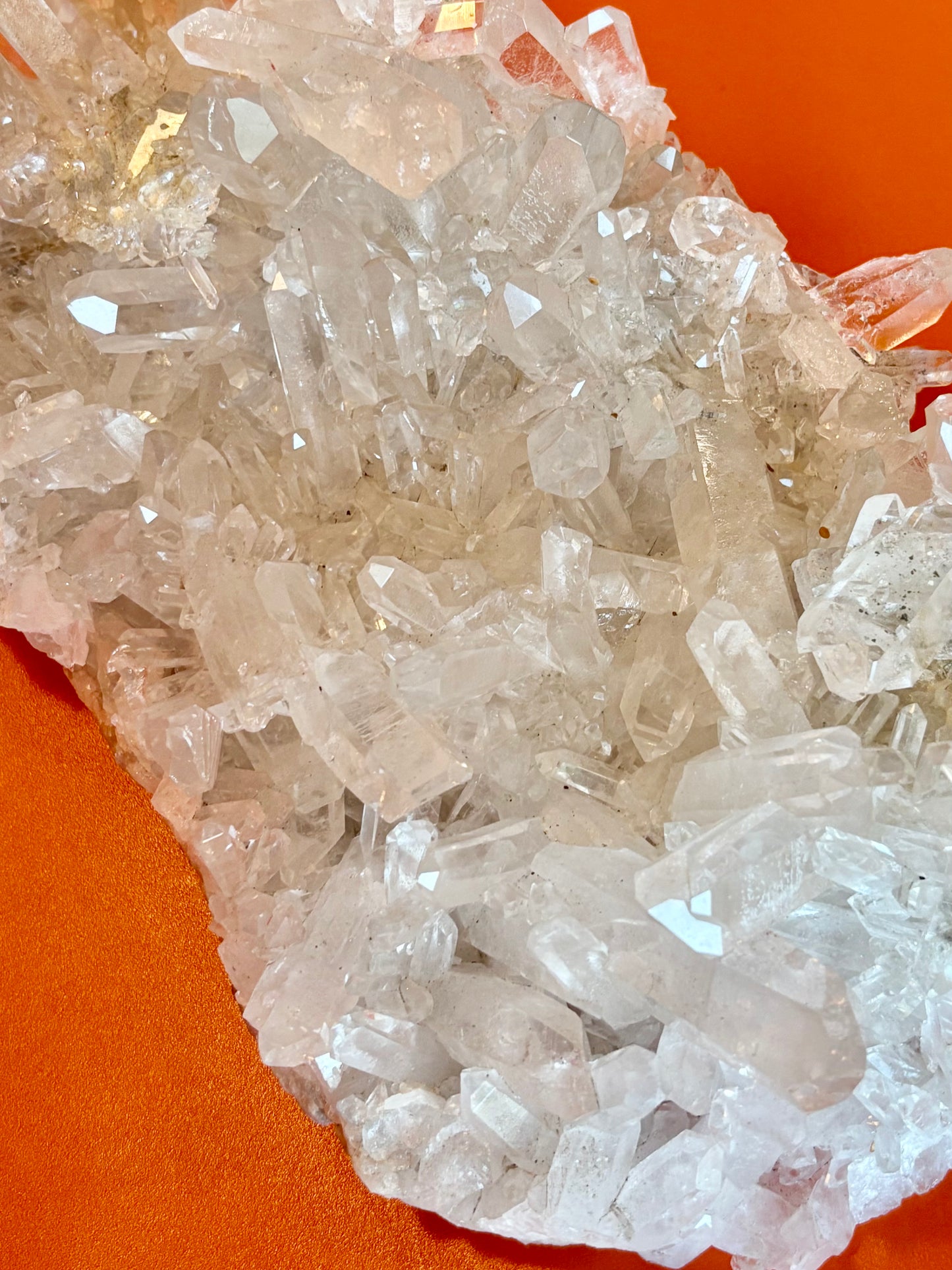 Lemurian Clear Quartz Cluster