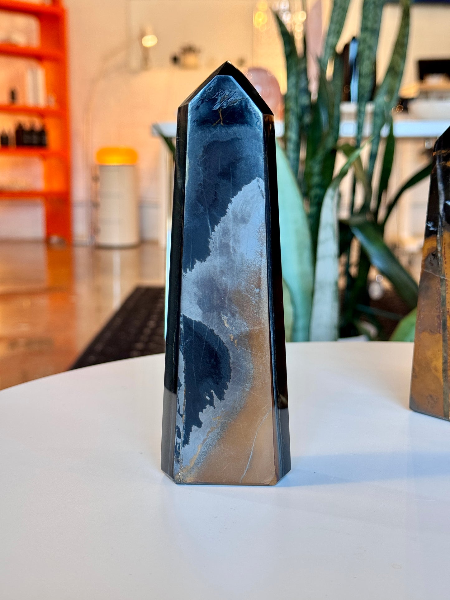 Blue Tigers Eye Tower