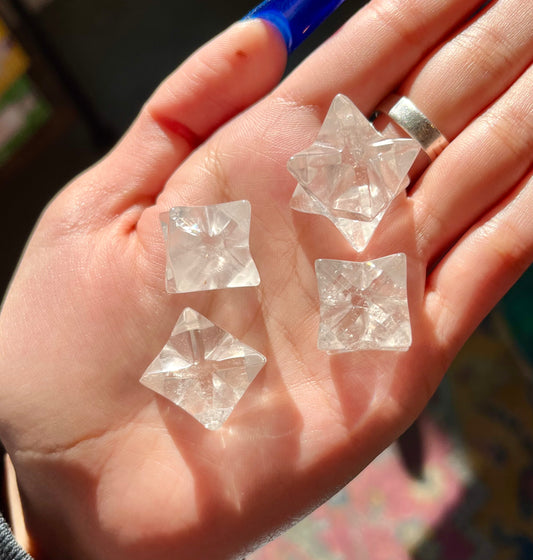 Mini Clear Quartz Merkaba
