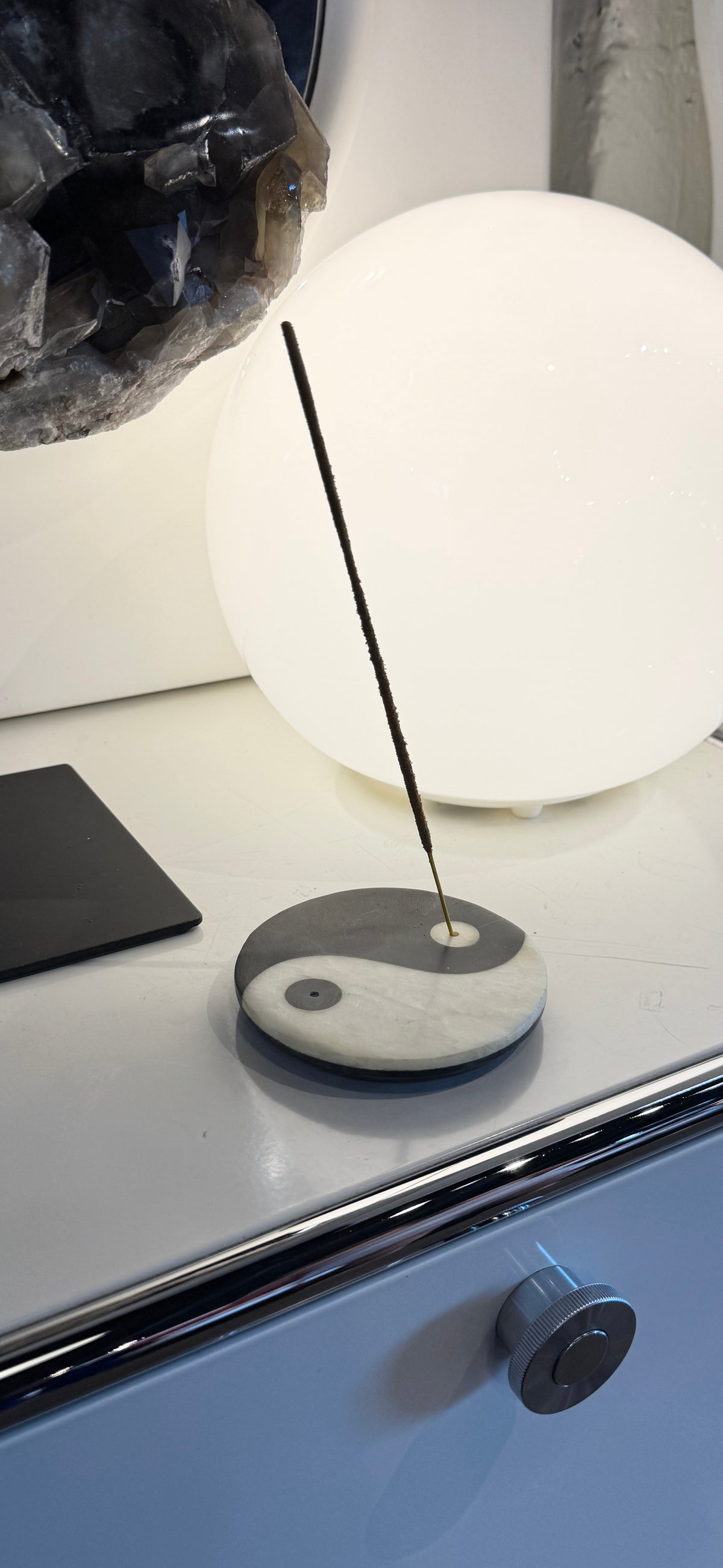 Yin Yang Stone Incense Burner