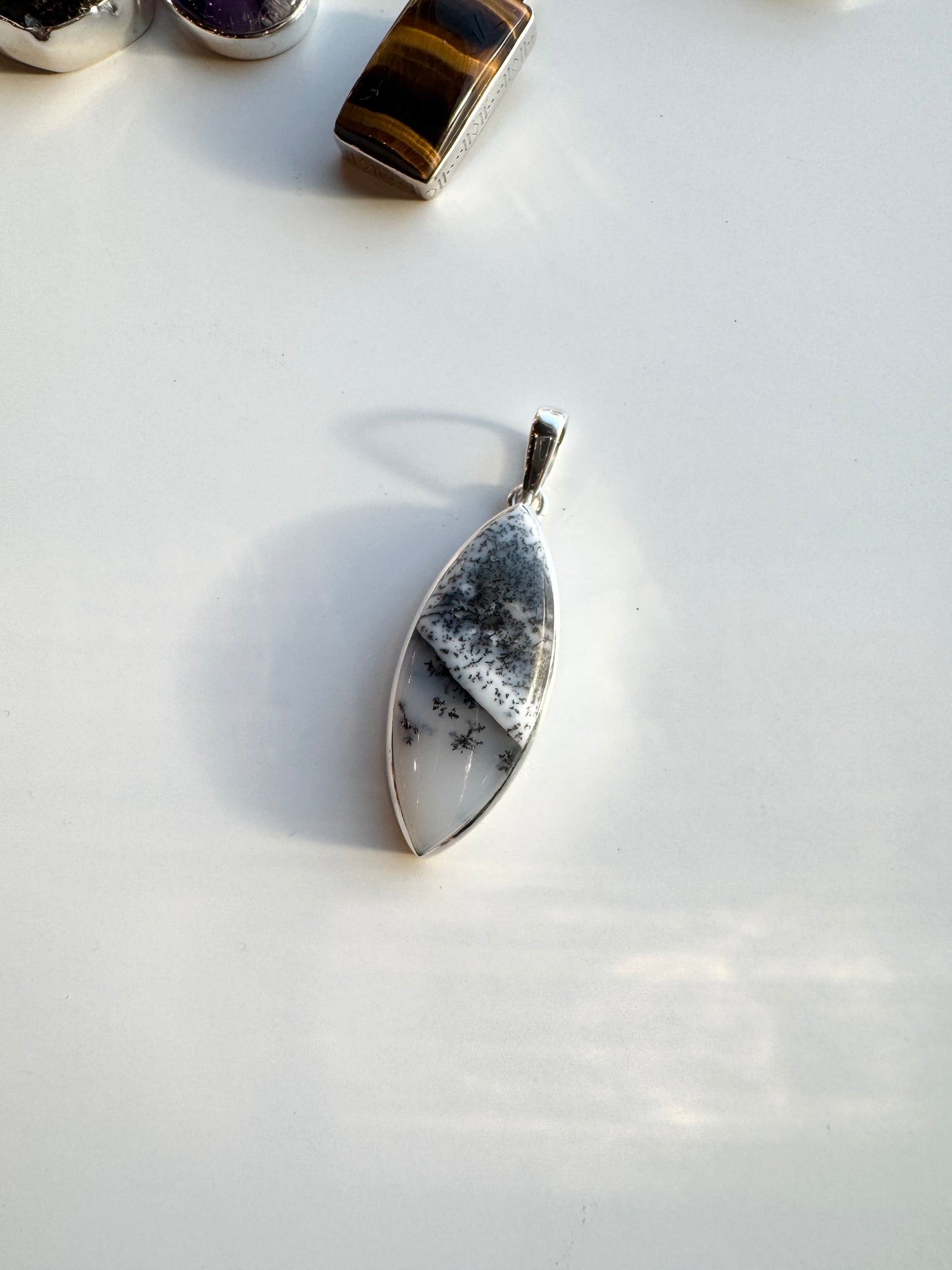 Dendritic Agate Necklace Pendant