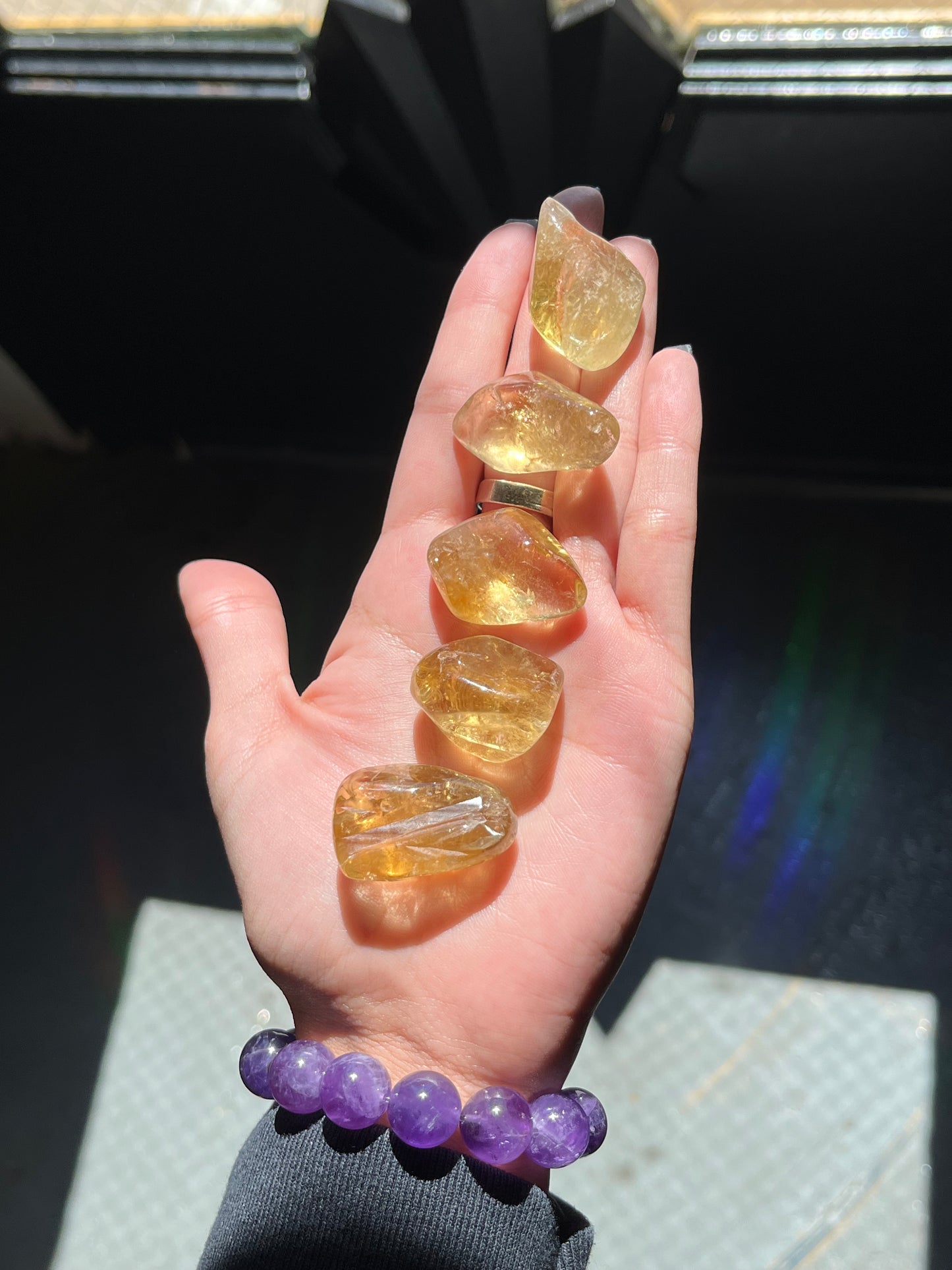 Citrine Tumble- Small (ultra high grade)