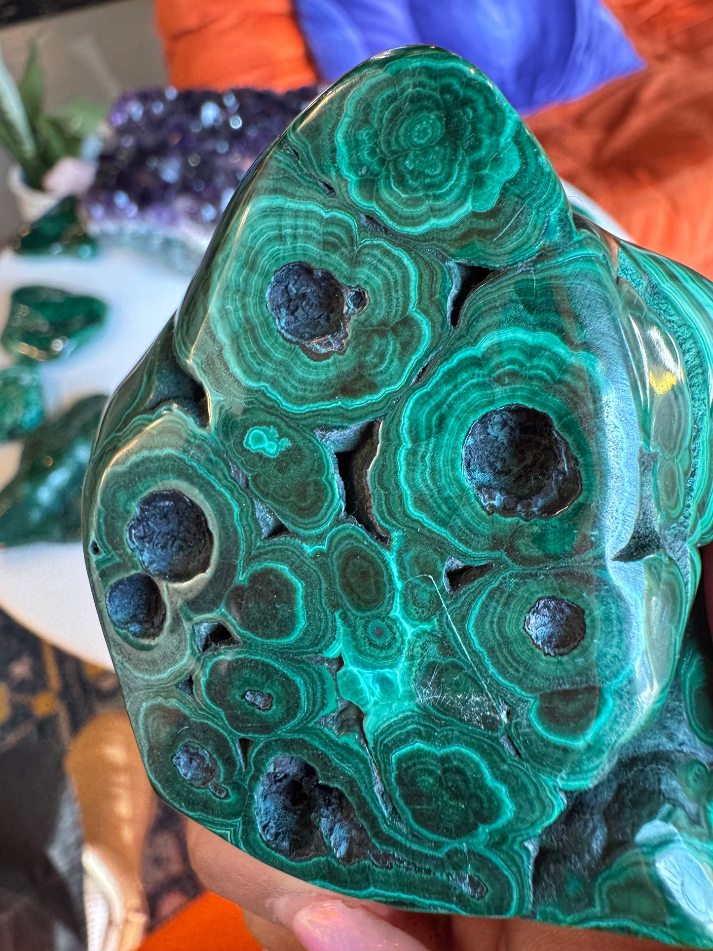 Polished Malachite Freeform - G