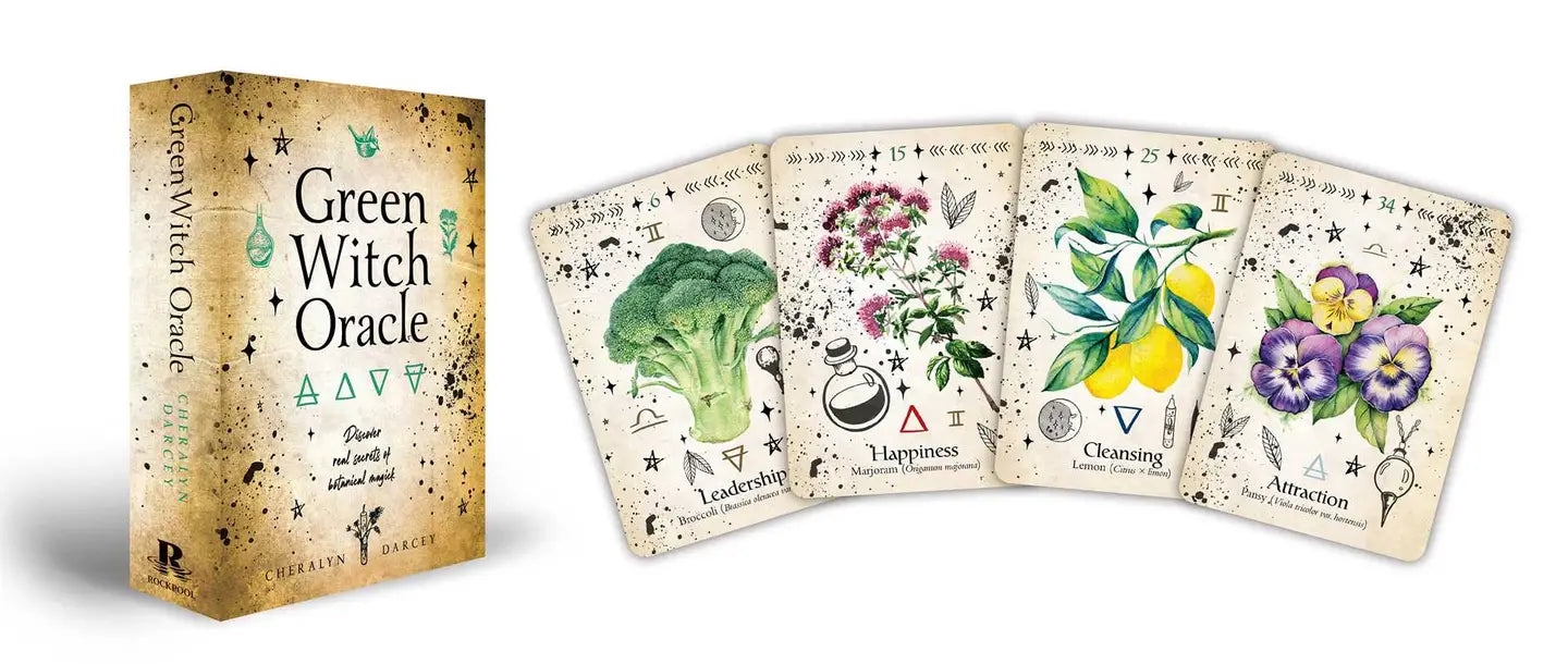 Green Witch Oracle Cards By Cheralyn Darcey