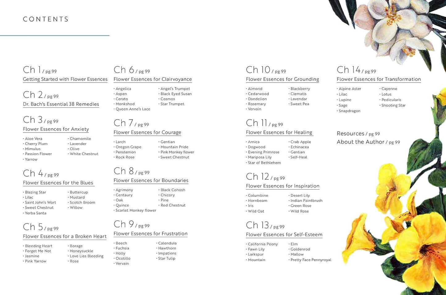 Healing Guide To Flower Essences by Alena Hennessy