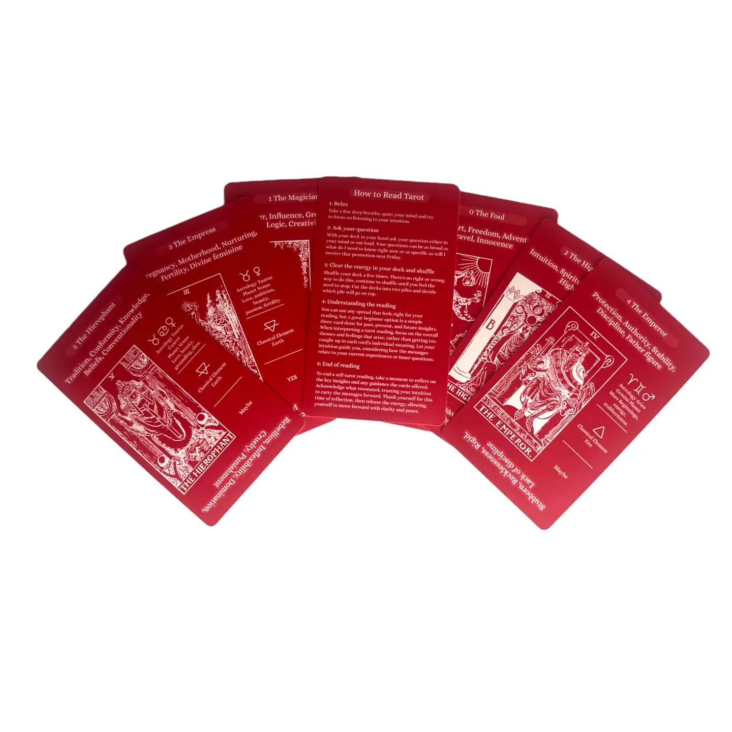 Keyword Tarot | Classic Tarot Design with Helpful Keywords