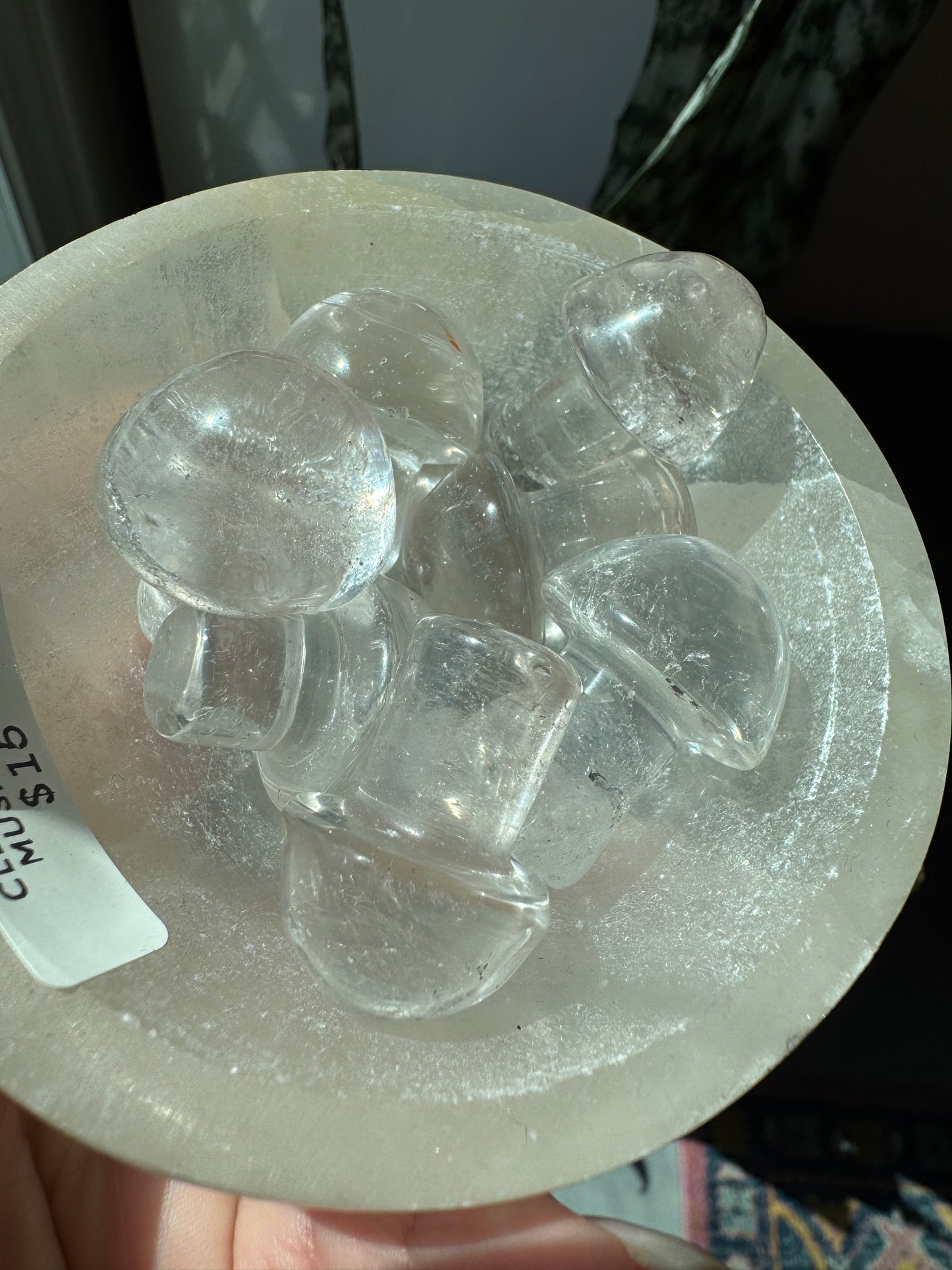Clear Quartz Mushrooms