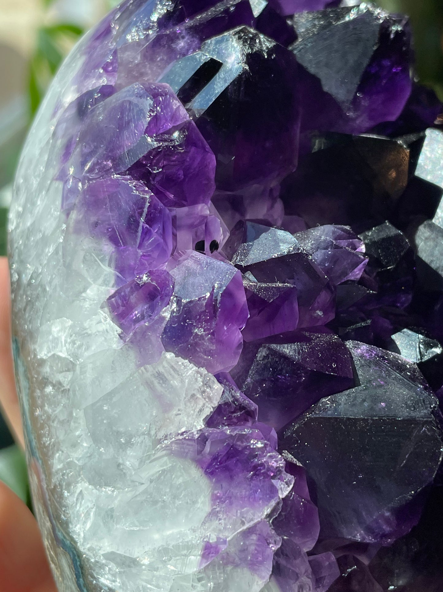 Uruguayan Amethyst Cluster with Cut Base - AMY-C001