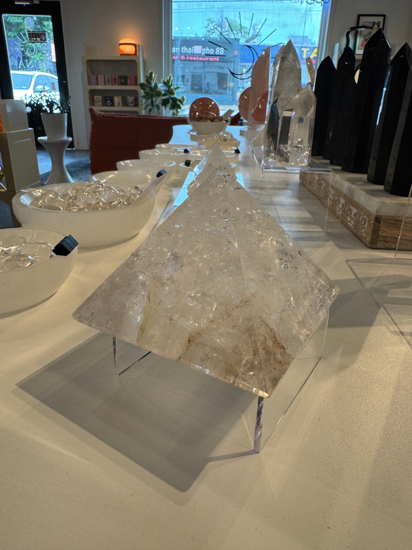 Clear Quartz Pyramid