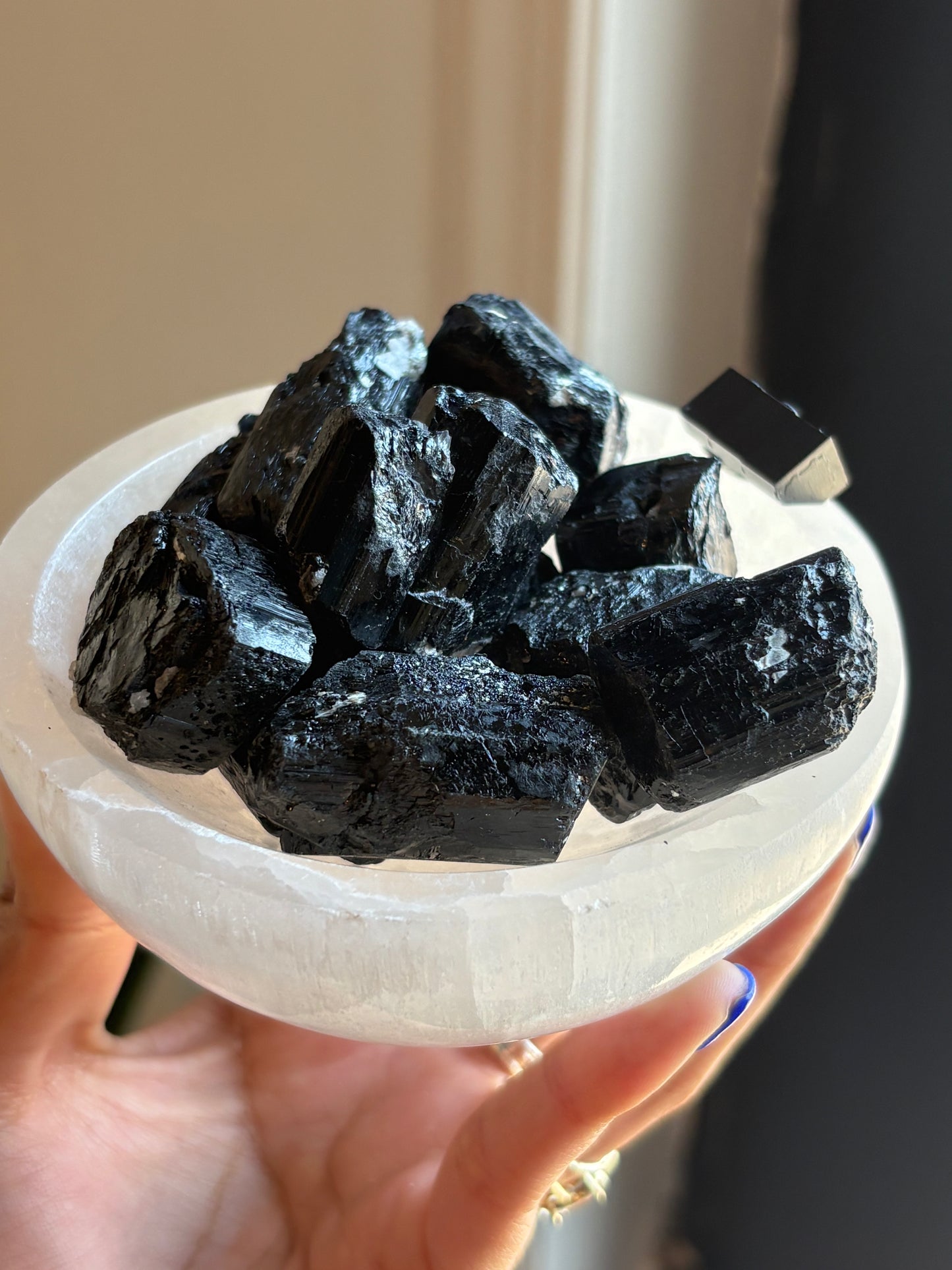 Black Tourmaline Chunk : AAA