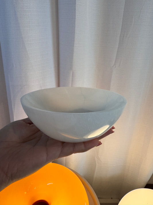 5.5 - 6” inch Diameter Selenite Bowl