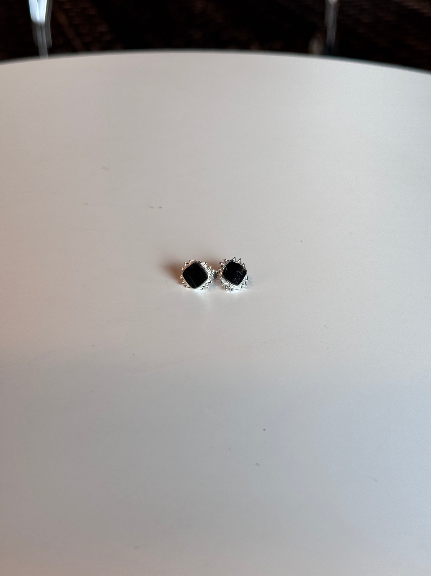 Black Tourmaline Earrings