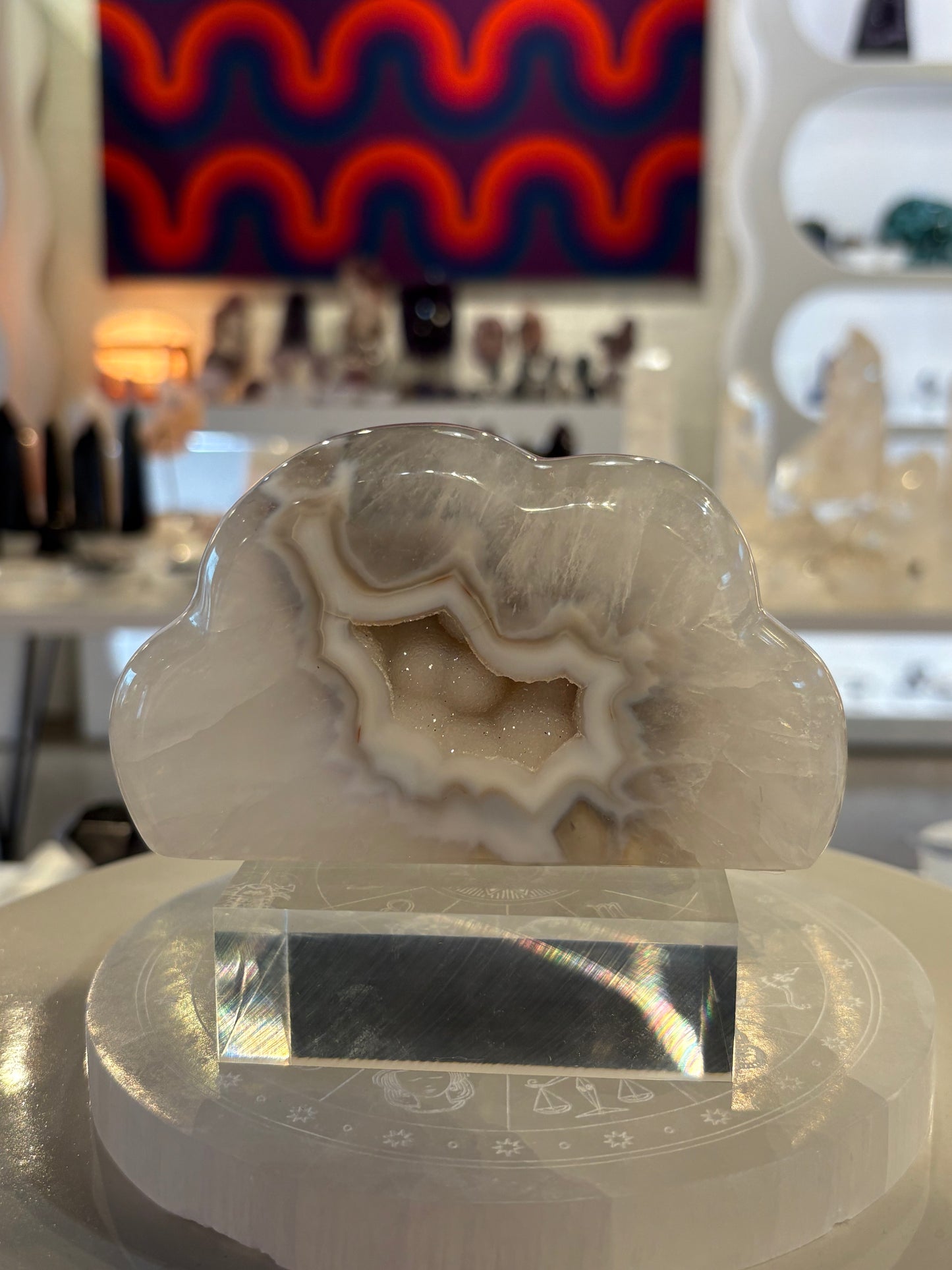 Agate Druzy Cloud