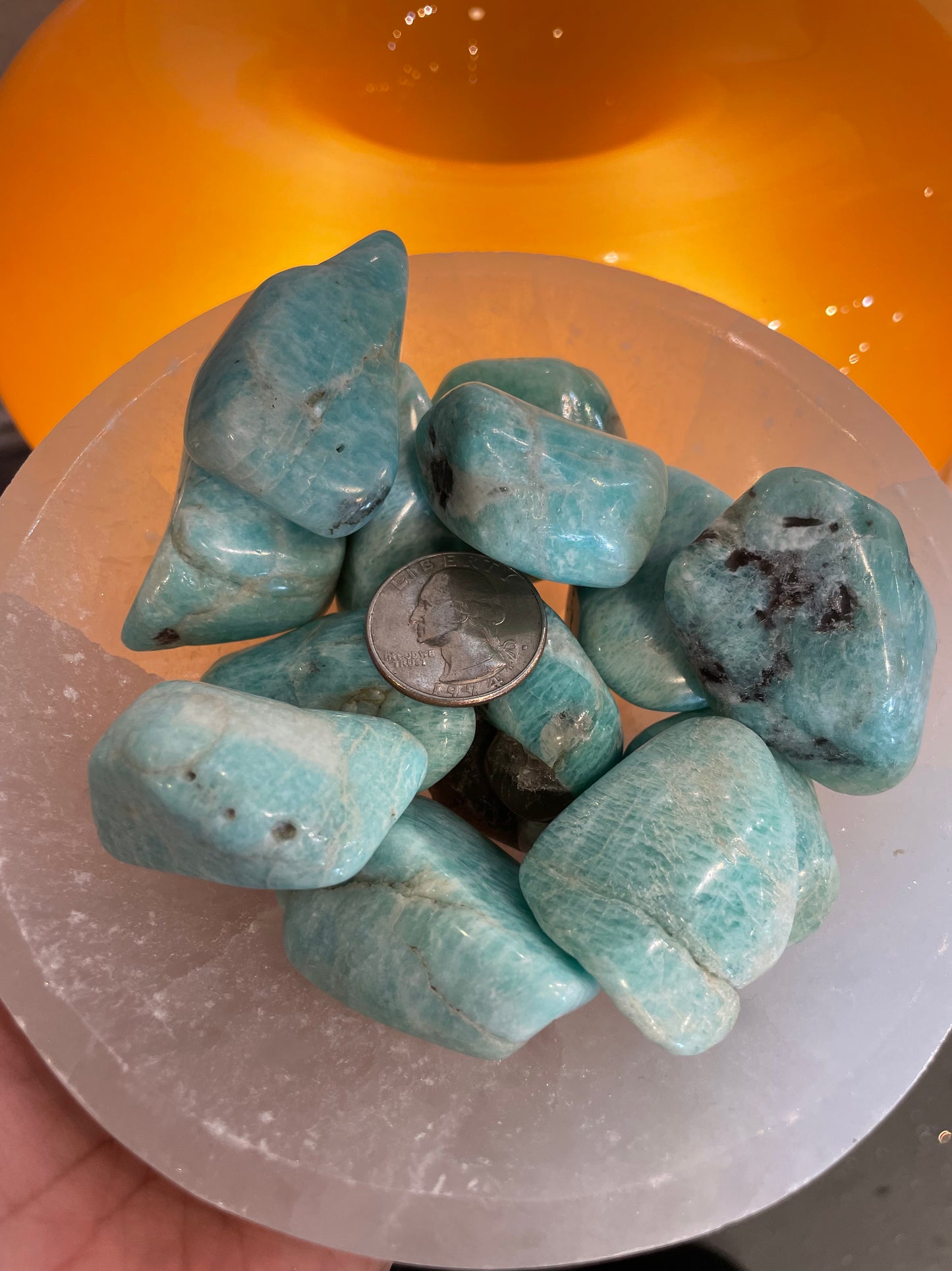 Large Amazonite tumbled