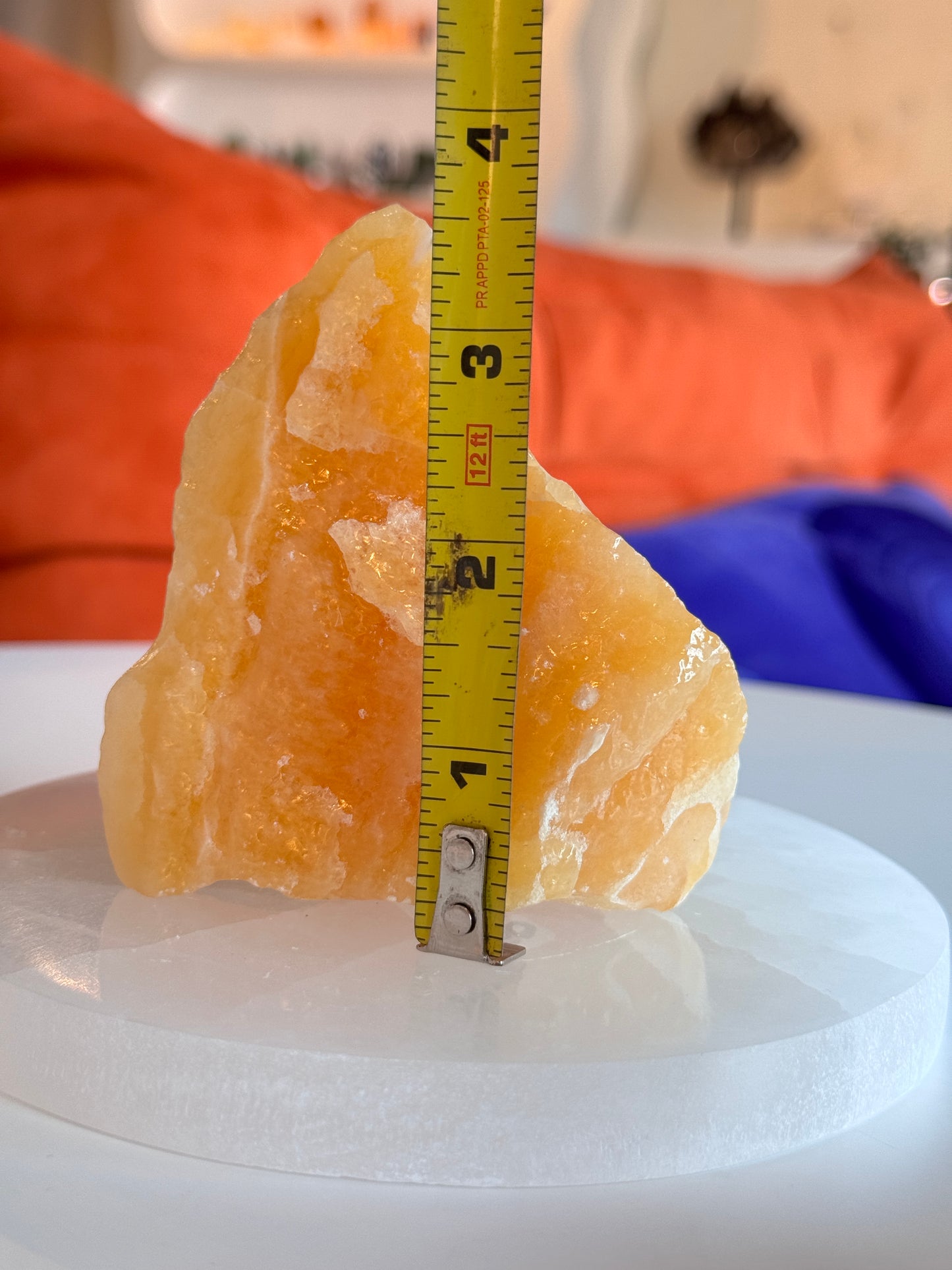 Rough Orange Calcite Freeform
