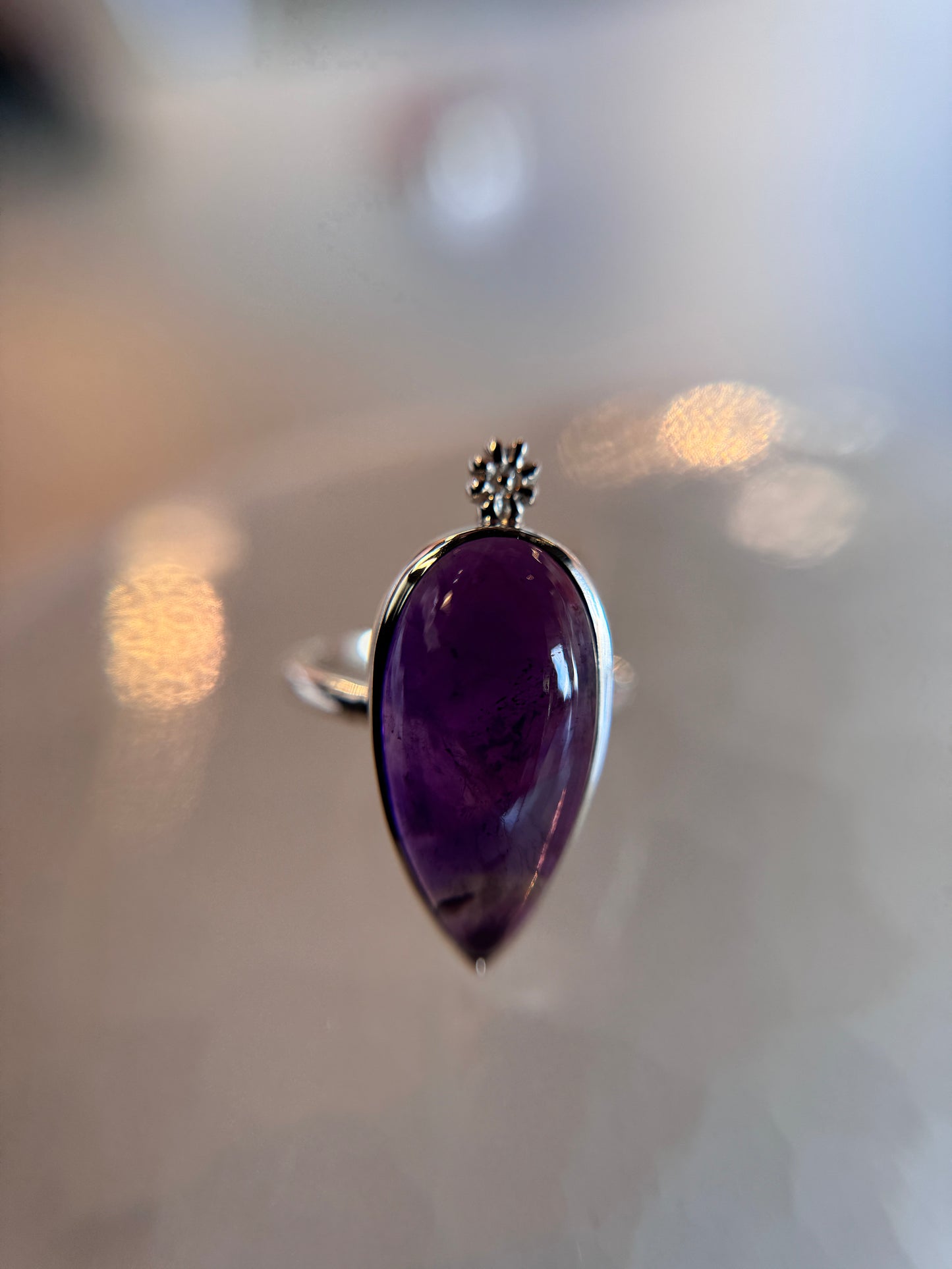 Amethyst Ring Size 6 | Sterling silver .925