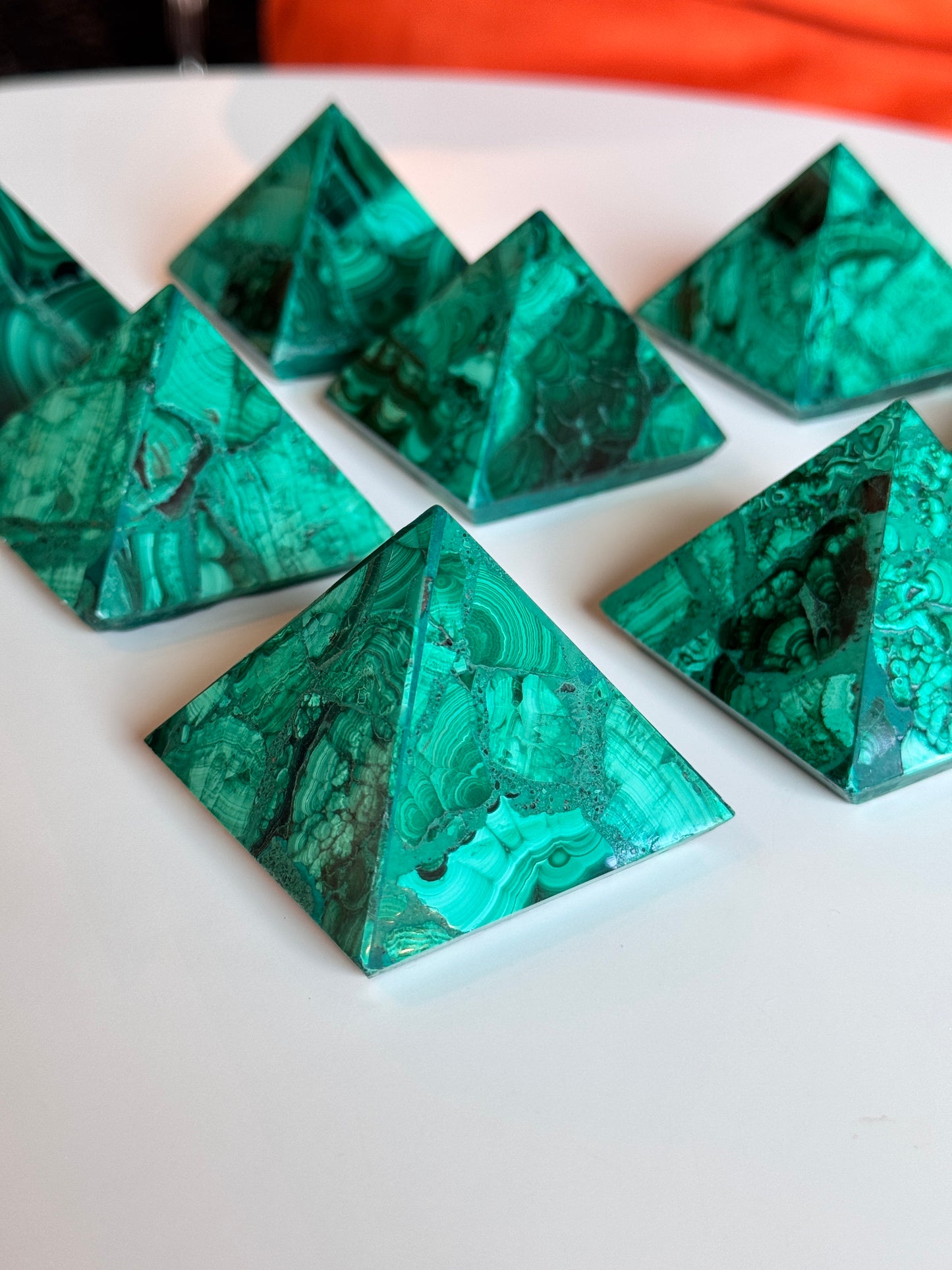 Malachite Pyramids