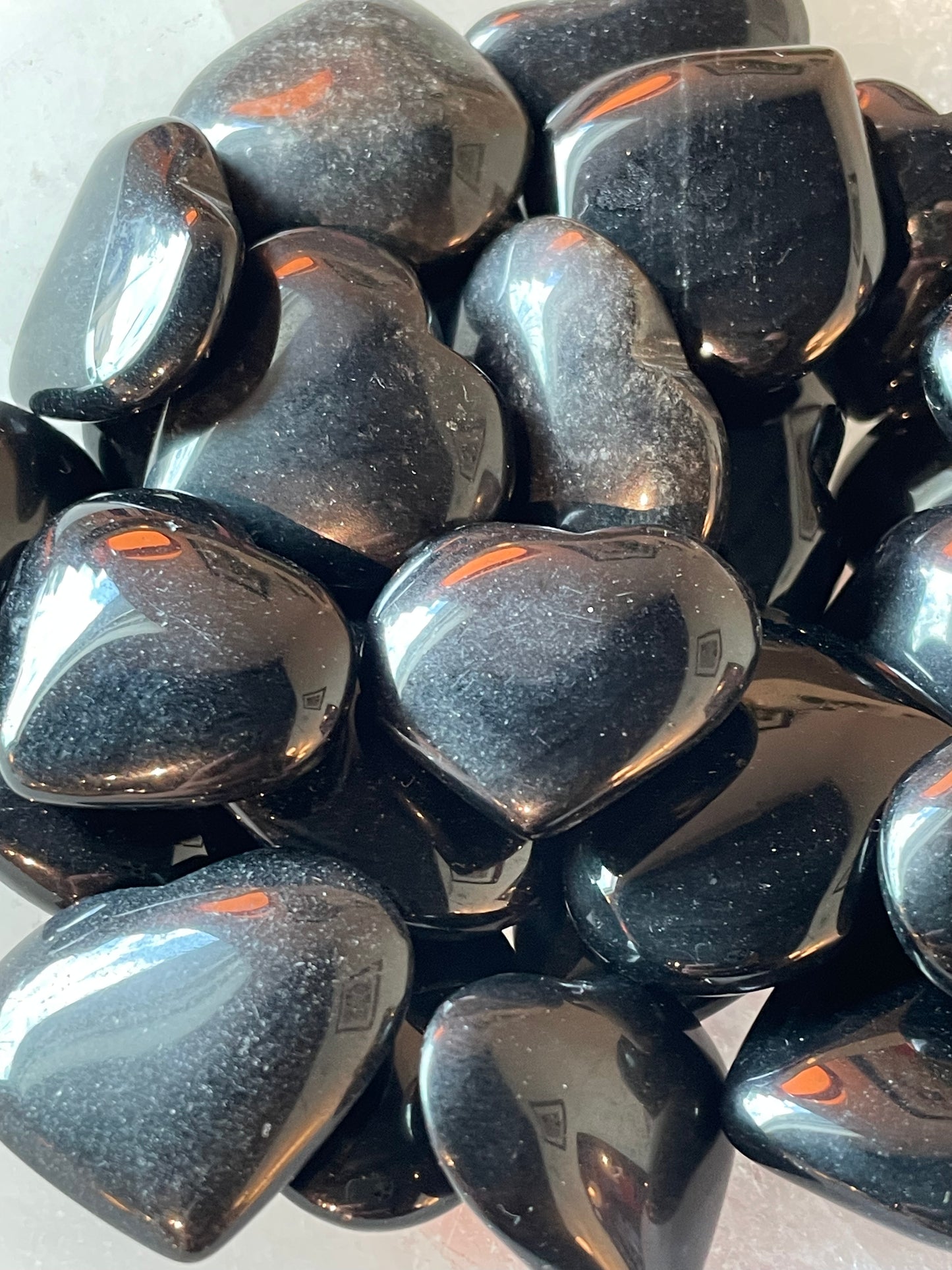 Obsidian Mini Hearts