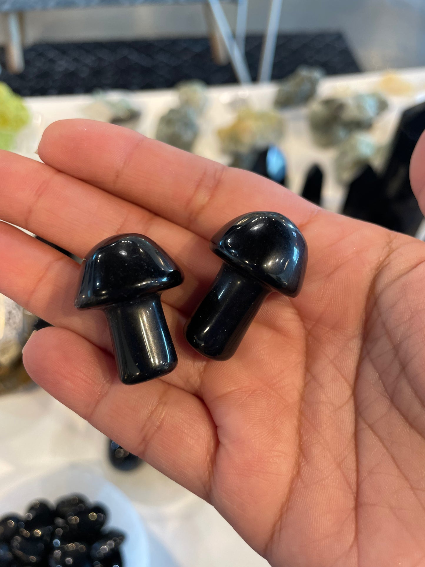 Obsidian Mushrooms