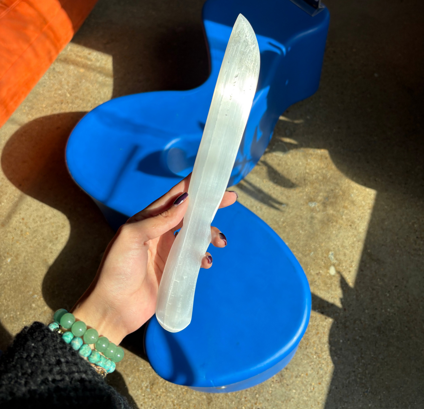 Large Selenite Knife