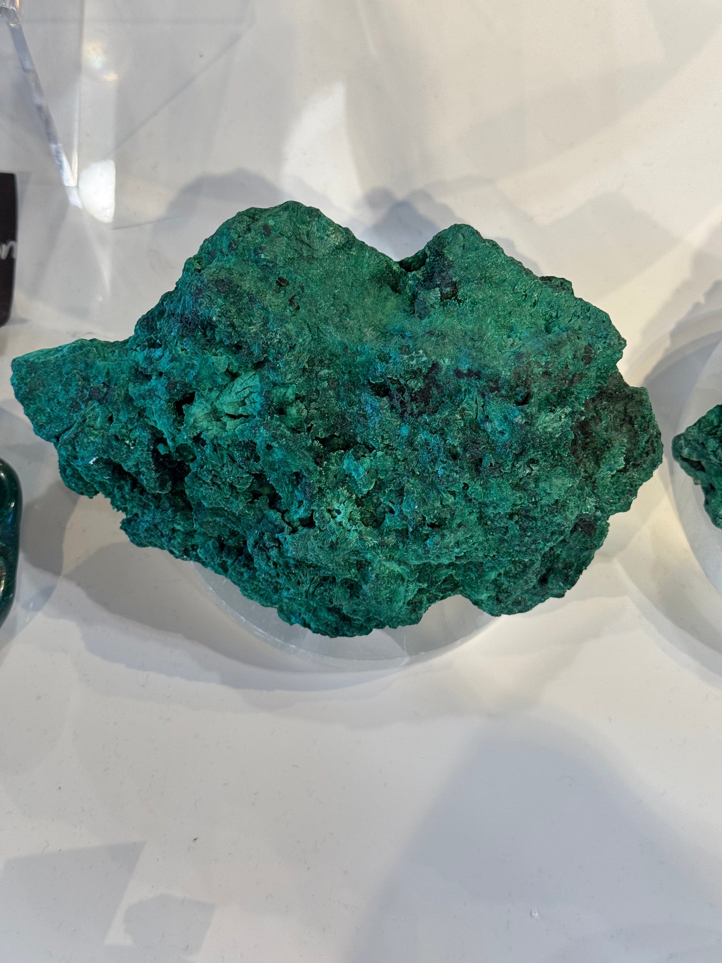 Rough Fibrous malachite #3