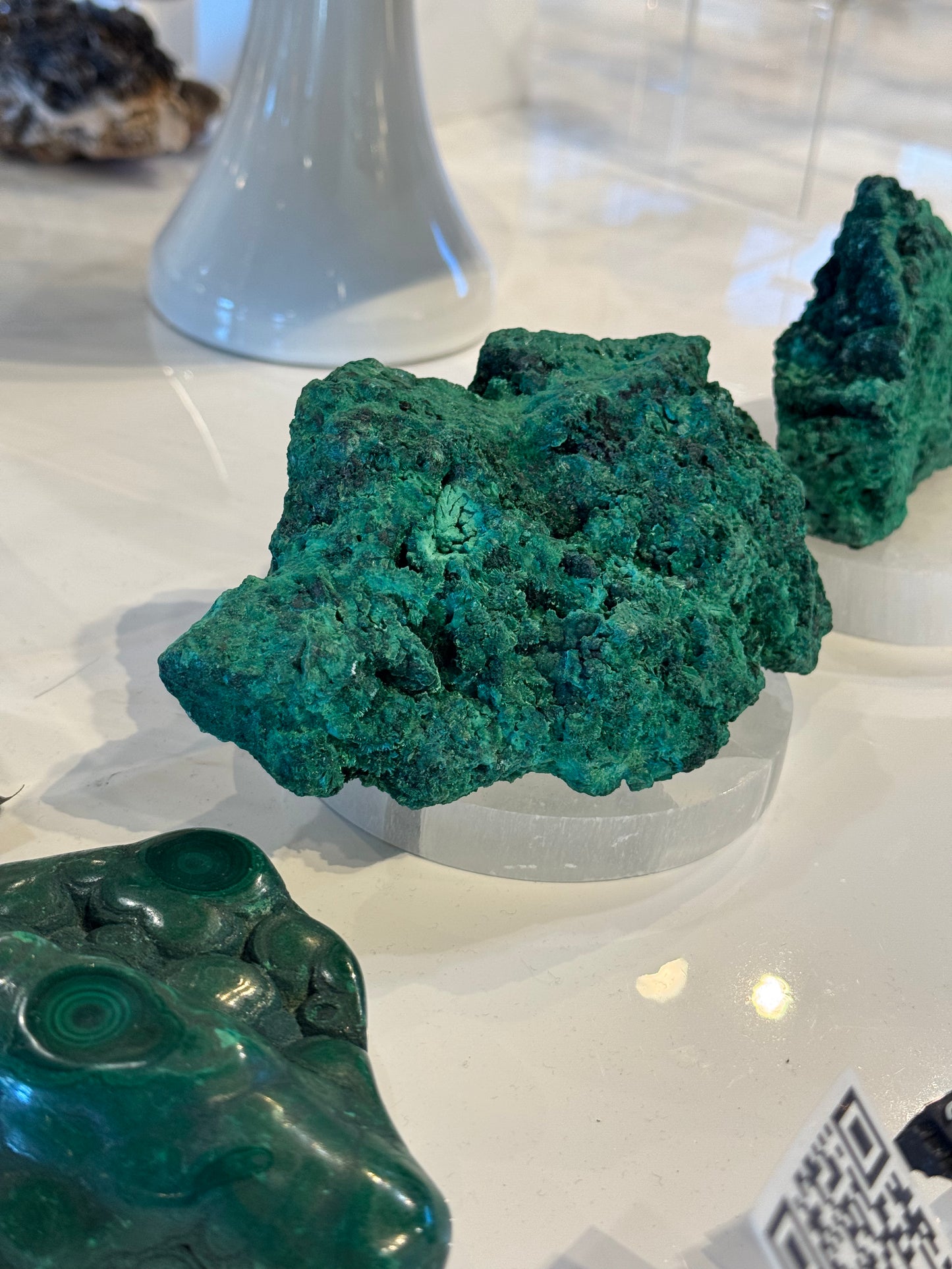 Rough Fibrous malachite #3