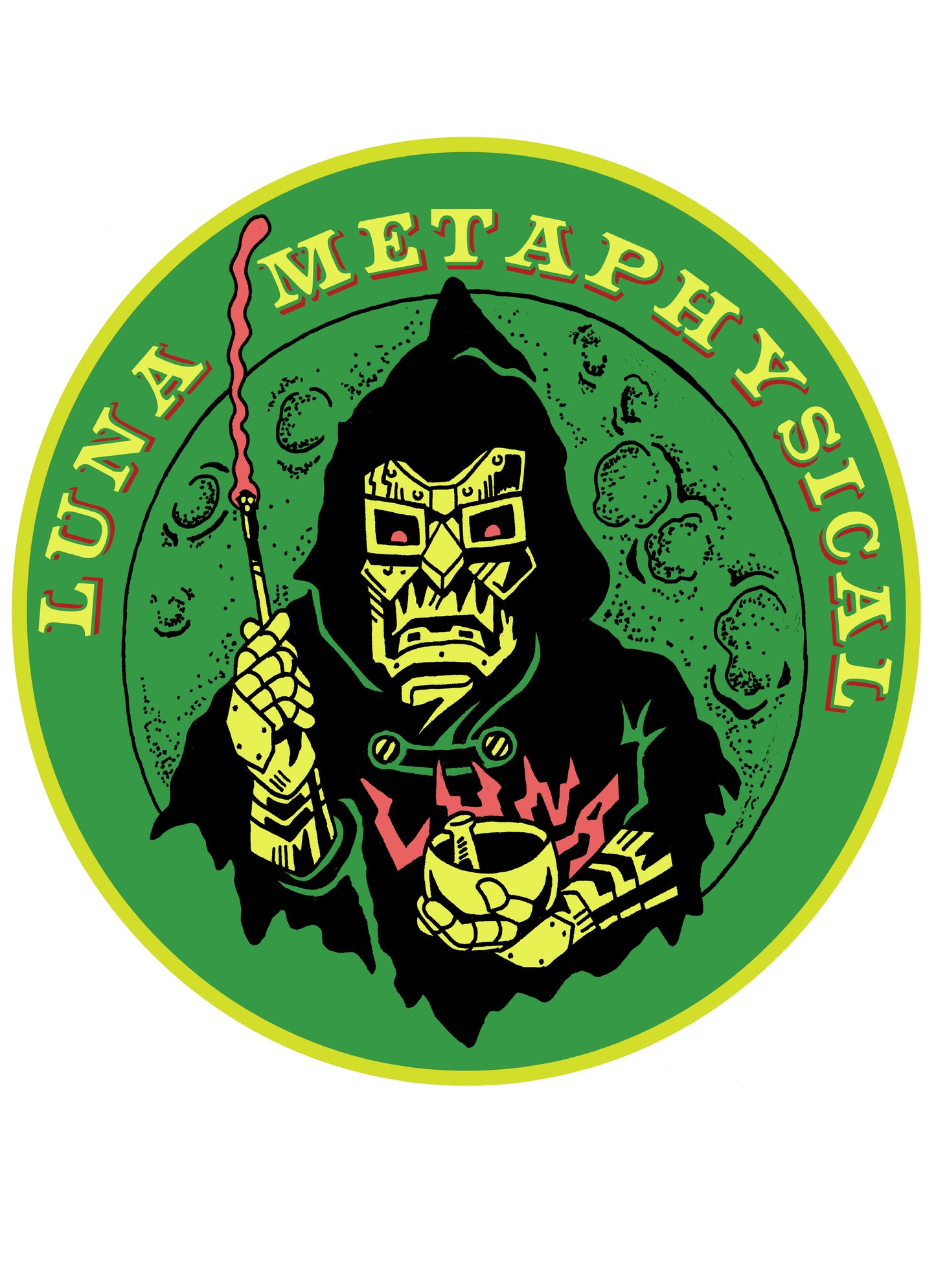 MF DOOM Luna Sticker - Luna Metaphysical