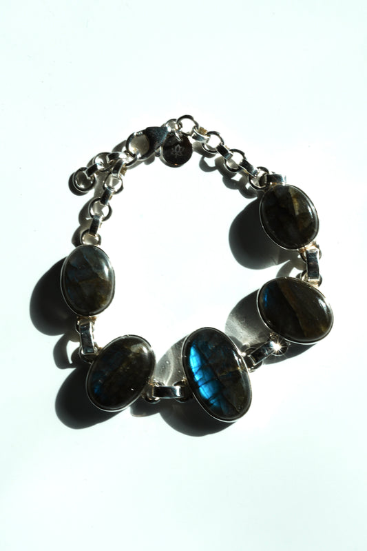 Labradorite Bracelet- Sterling Silver