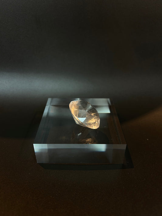 Diamond Cut Clear Quartz: DQ3