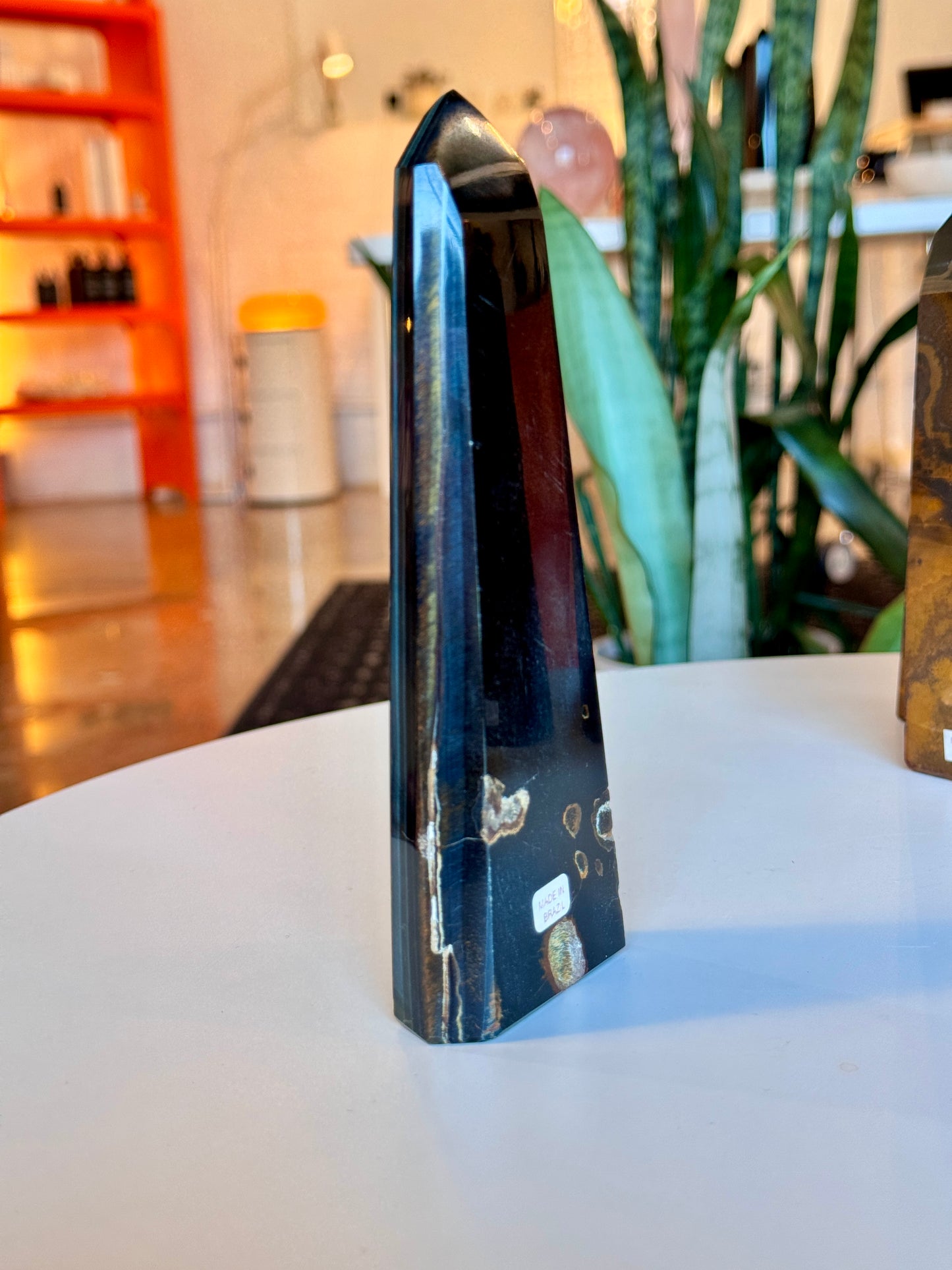 Blue Tigers Eye Tower