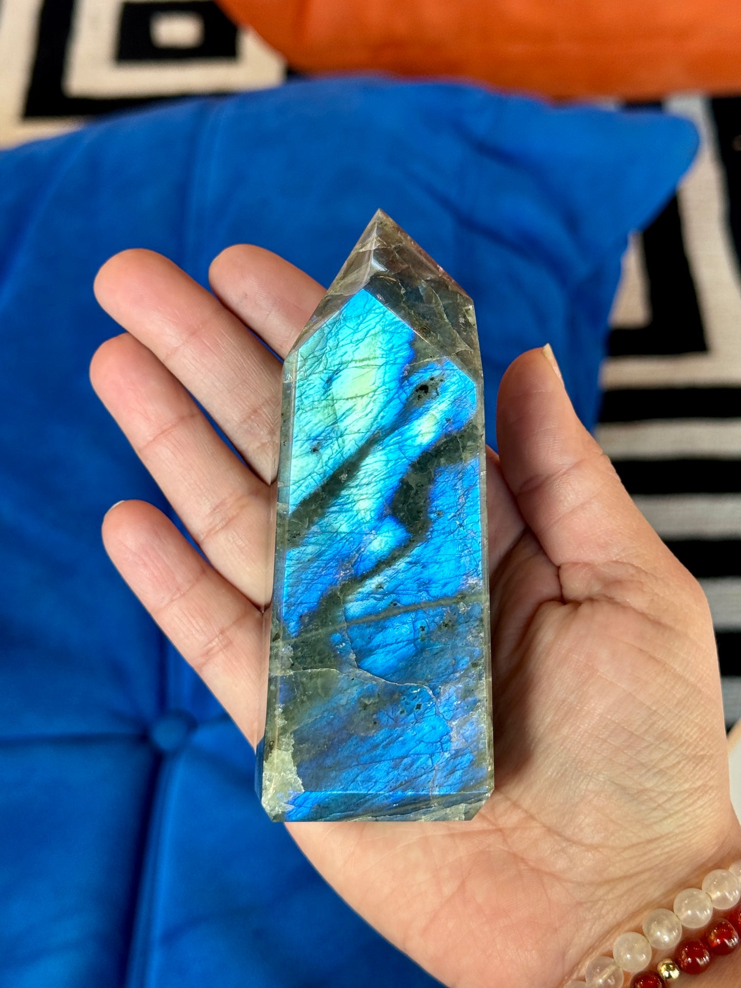 High Flash Labradorite Tower - LB13