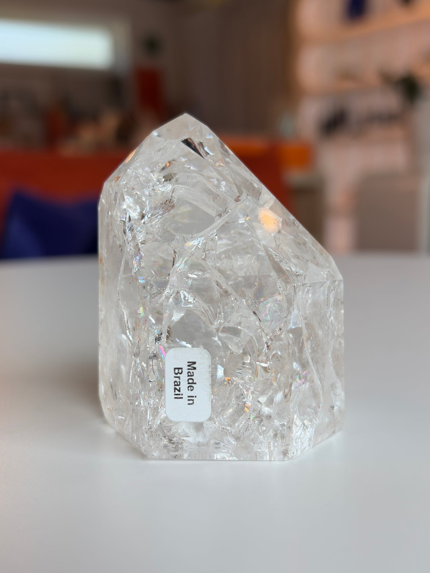 Brazilian Crackle Quartz Tower CQ02