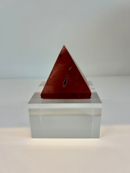 Brazilian Red Jasper Pyramid- RJP 6