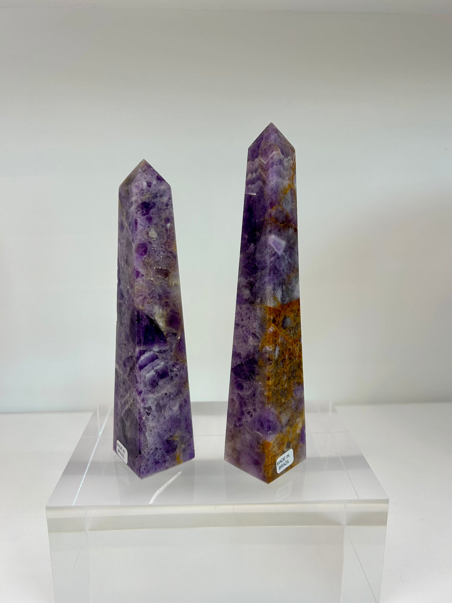 Brazilian Chevron Amethyst Tower- CAT 10