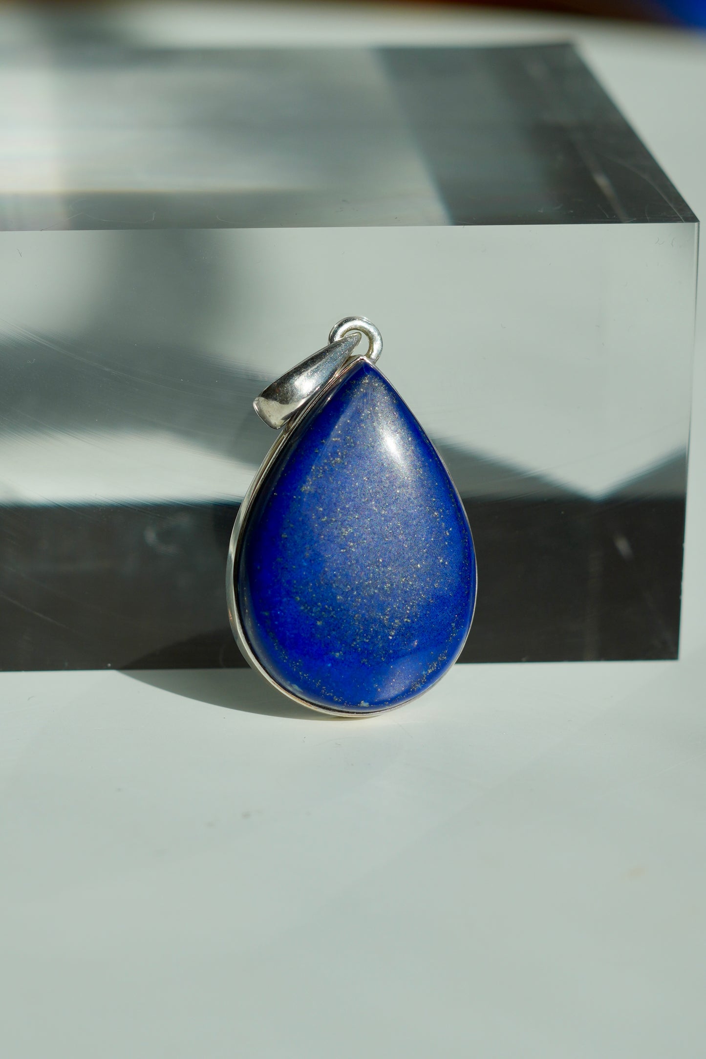 Sterling Silver Lapis Lazuli Necklace Pendant