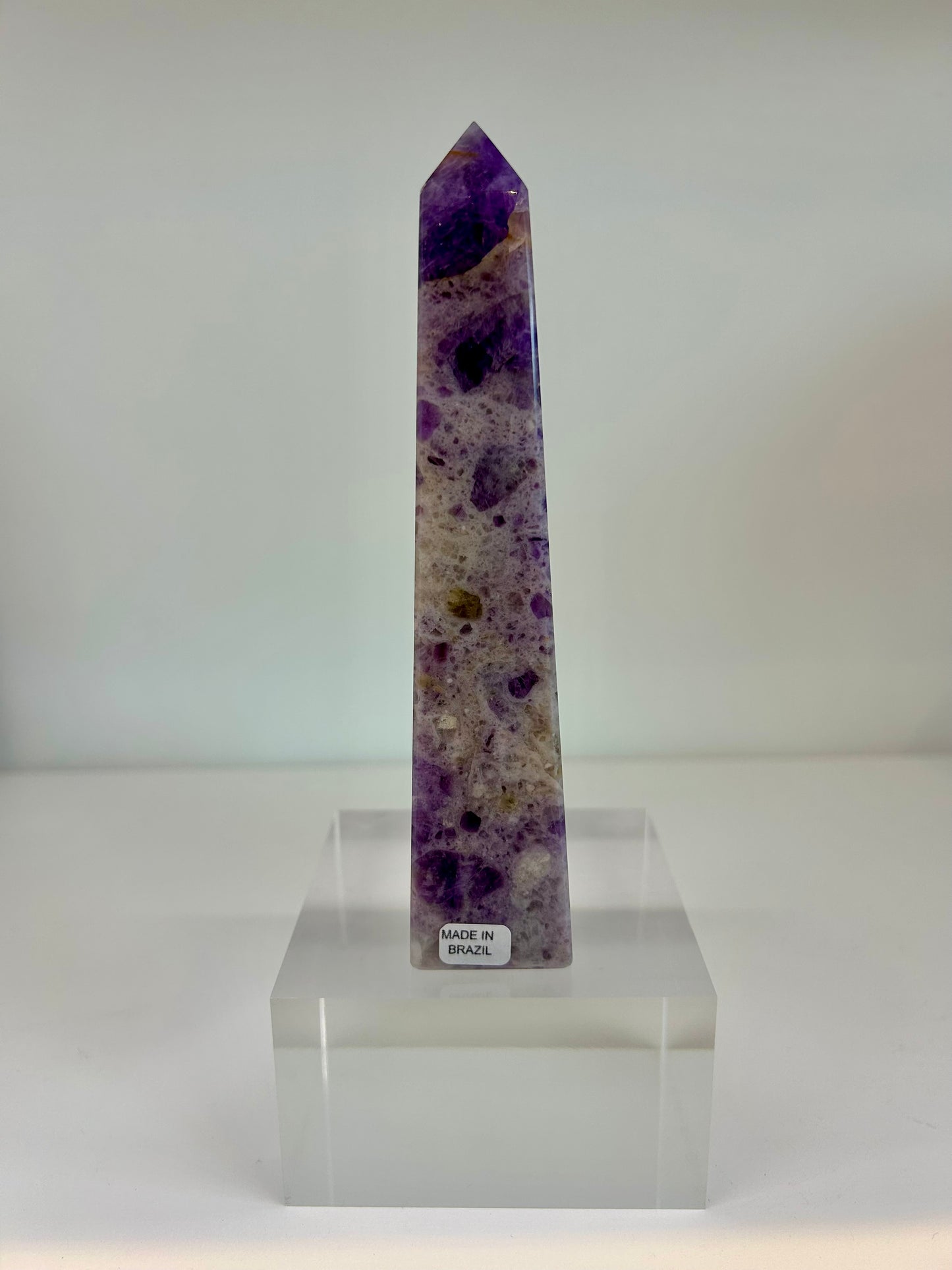 Brazilian Chevron Amethyst Tower- CAT 7