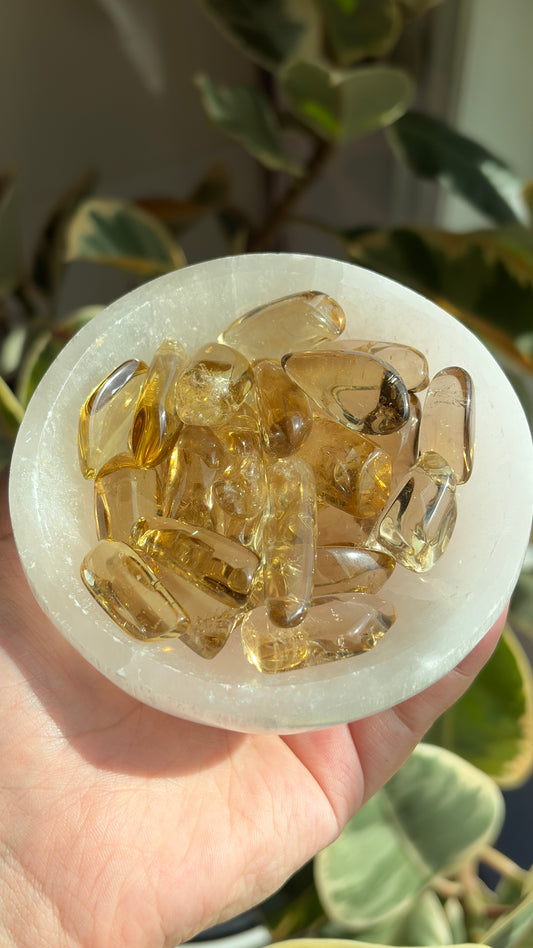 AAA High Grade Natural Citrine Tumble