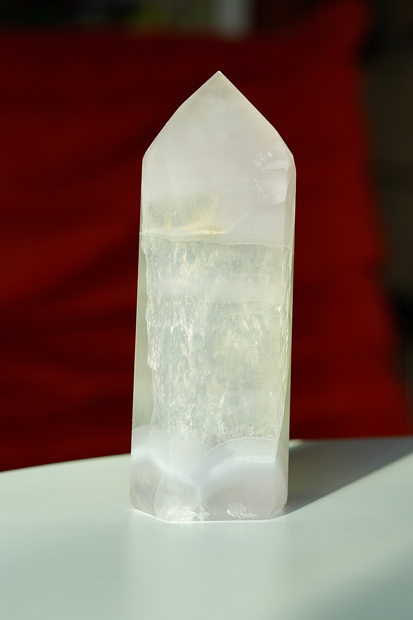 Lavender Rainbow Fluorite Tower