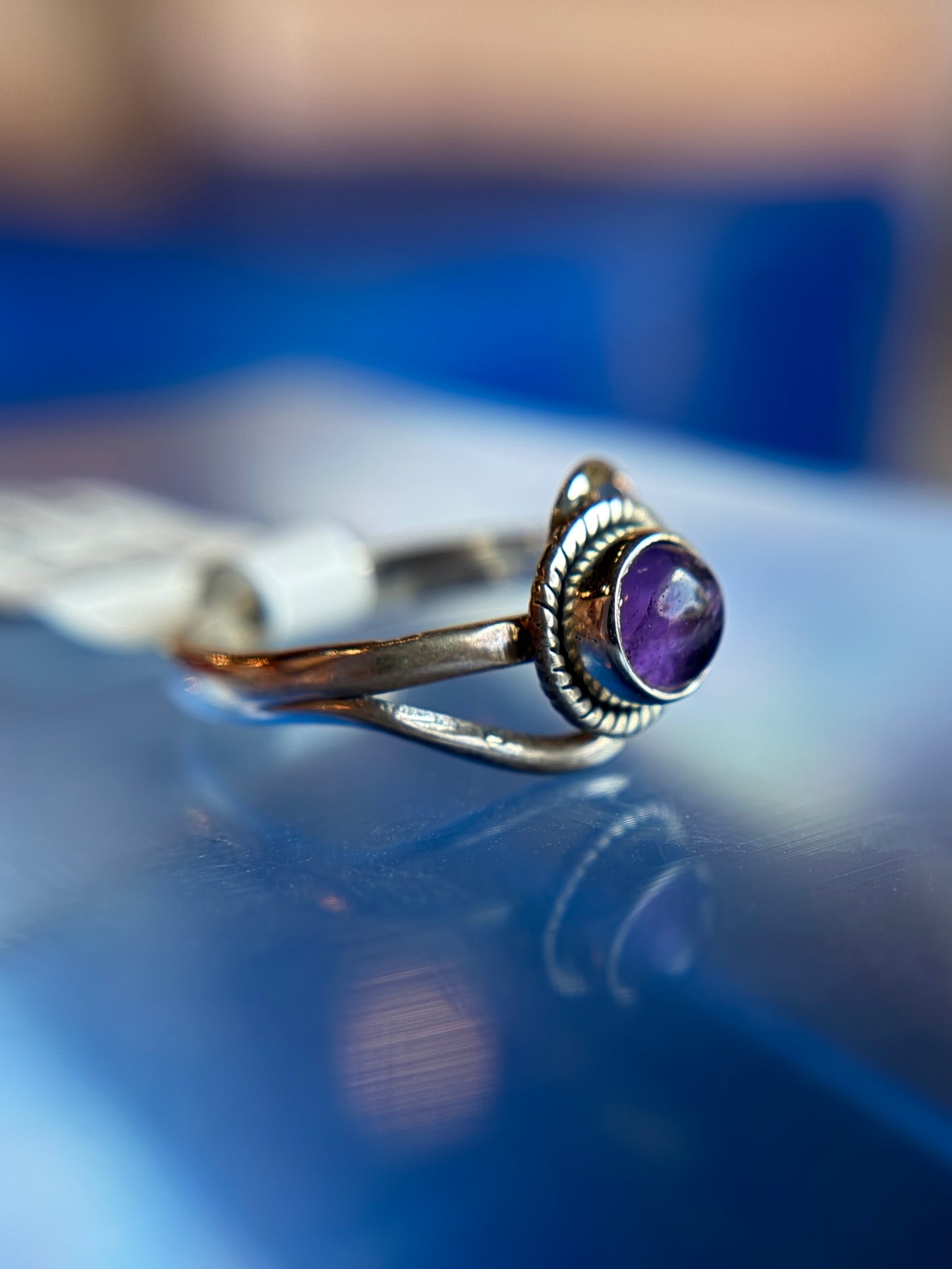 Amethyst Ring Size 5 Sterling Silver
