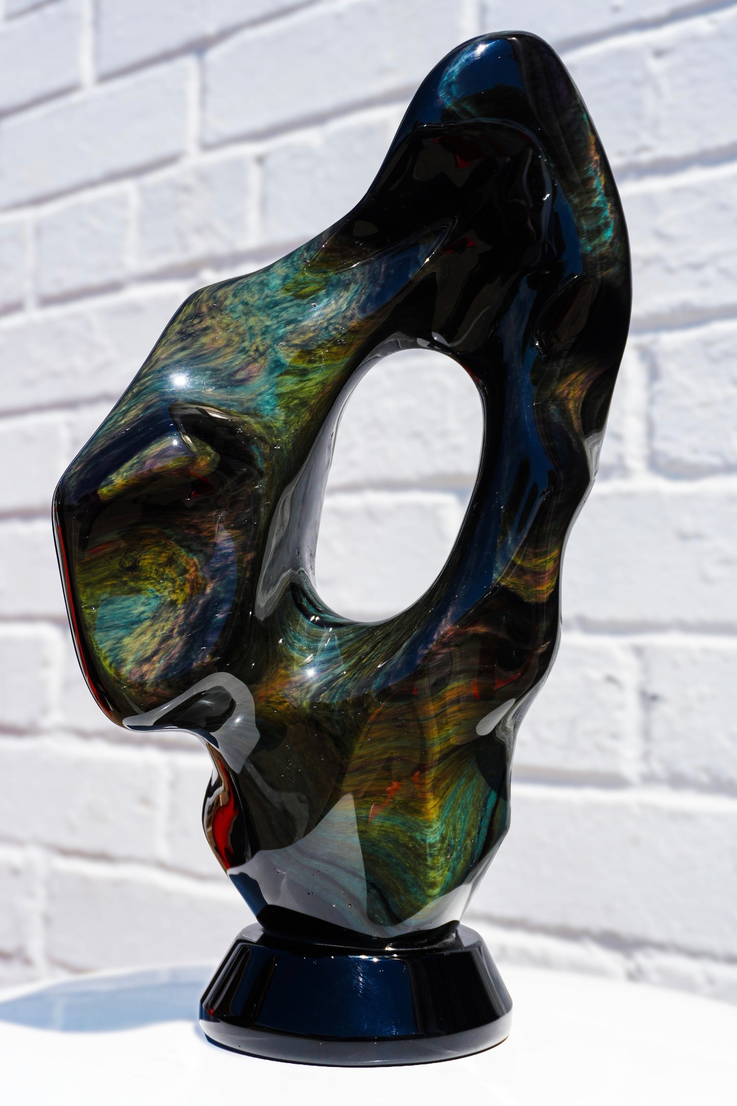 Large Rainbow Obsidian Polished Freeform
