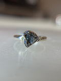 Meteorite from Argentina Sterling Silver Ring Size 10